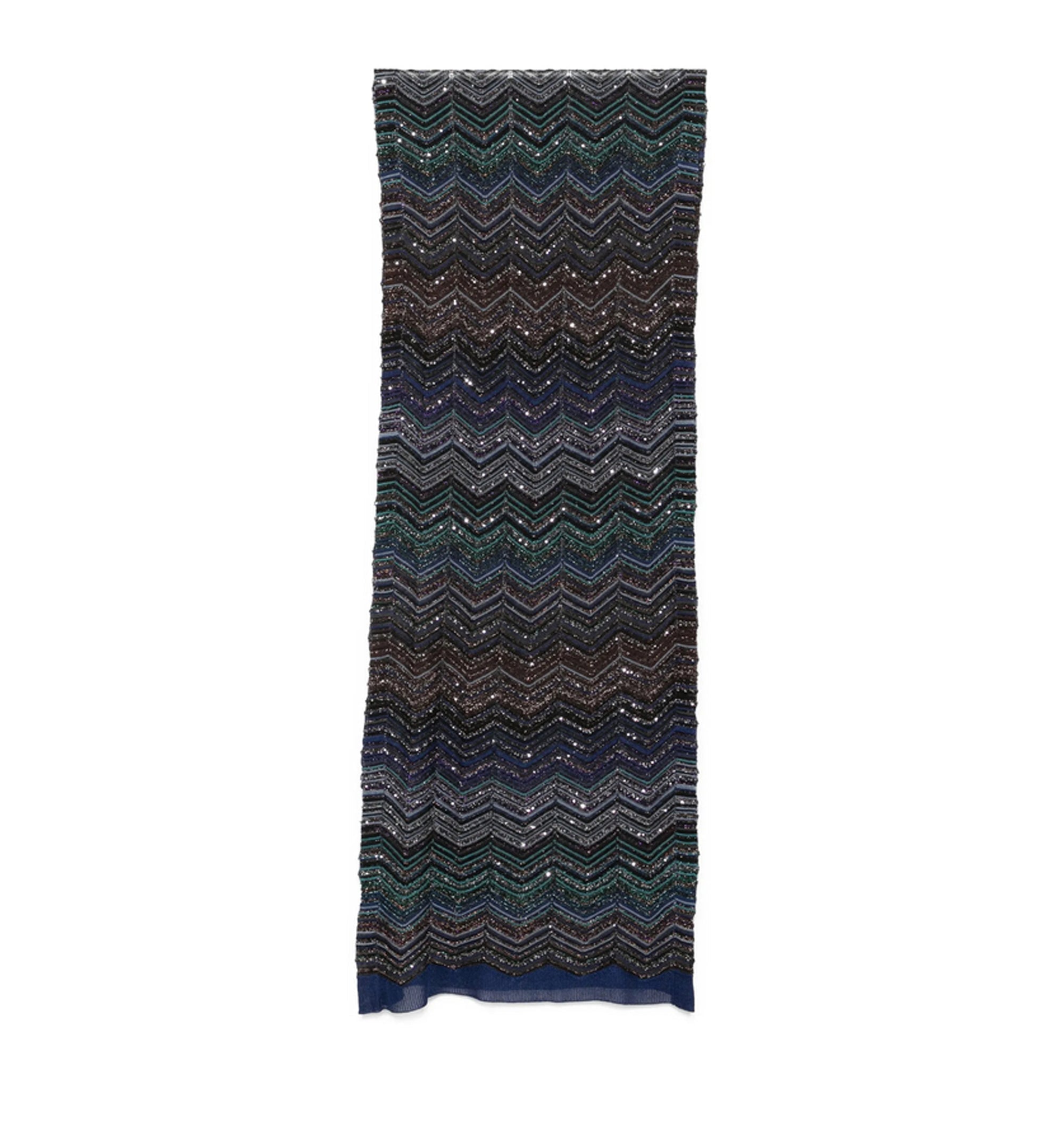 Chevron-Pattern Scarf