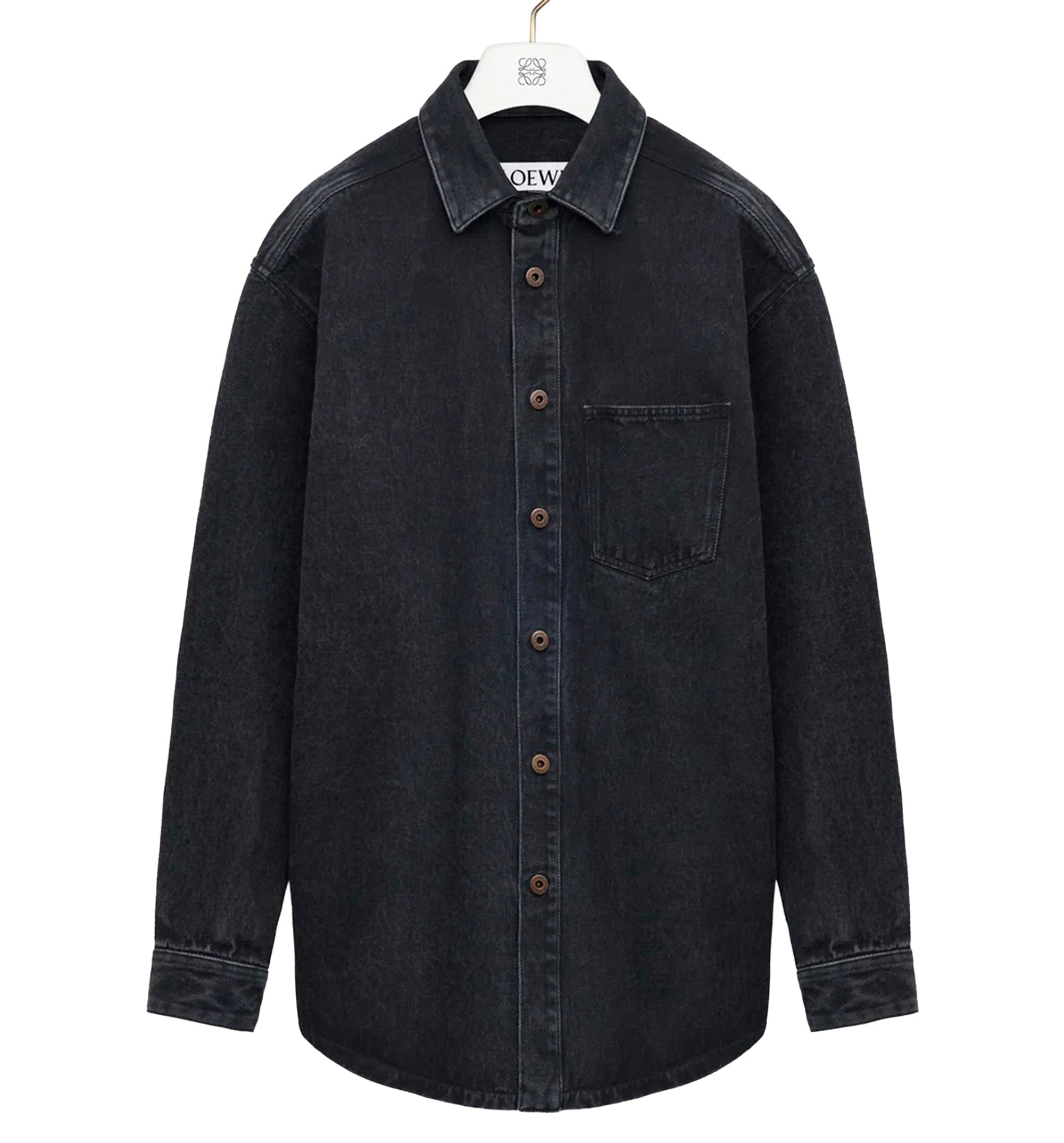 Anagram overshirt in denim