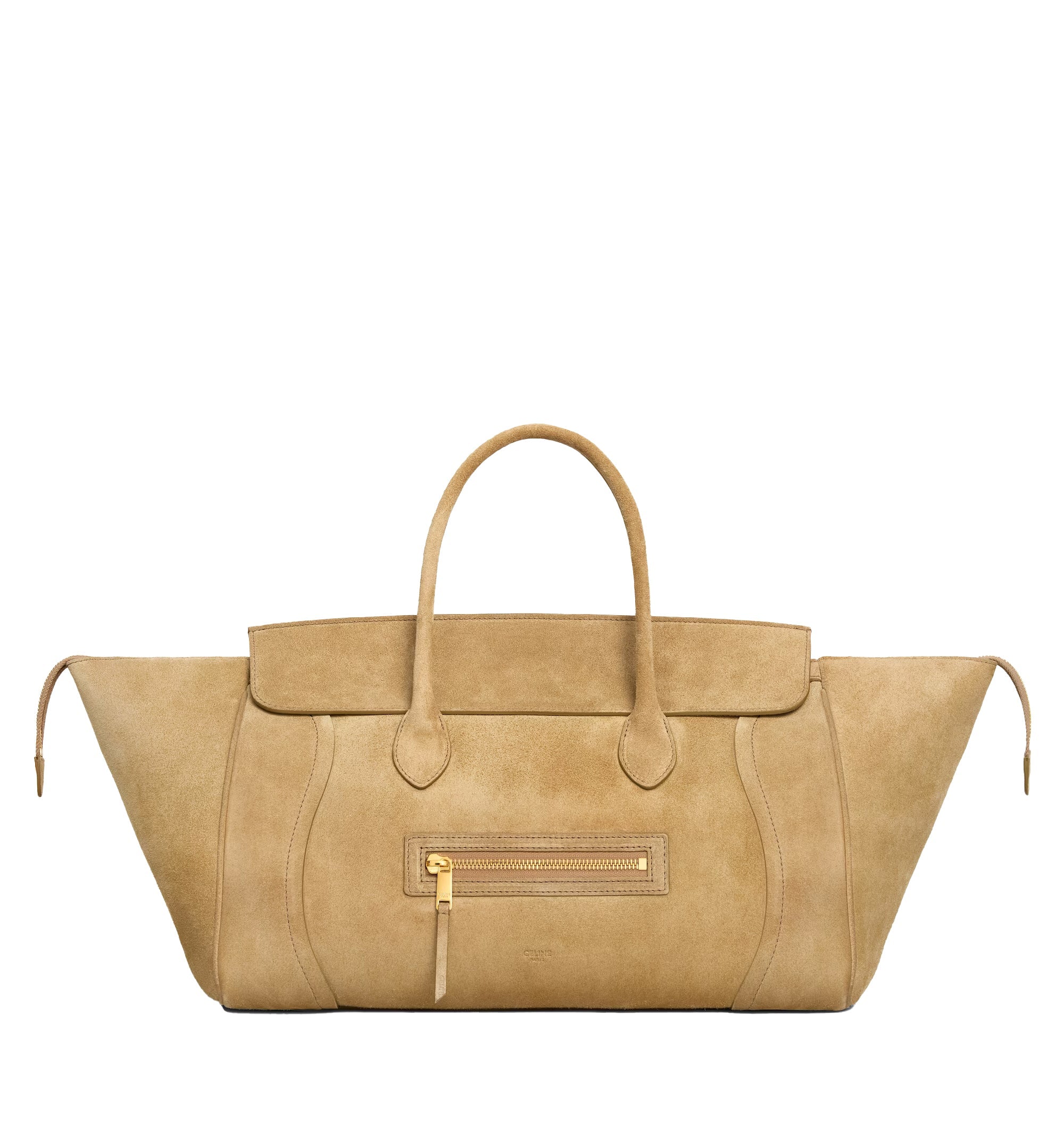 Medium New Luggage In Suede Calfskin