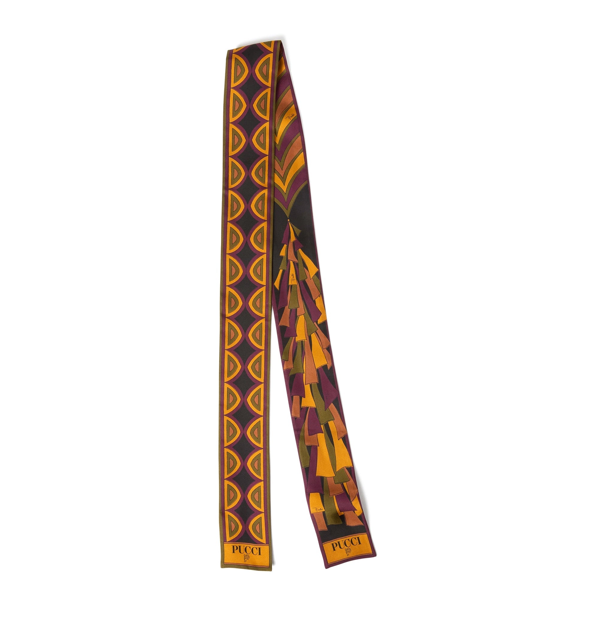 Mixed Print Silk Bandeau