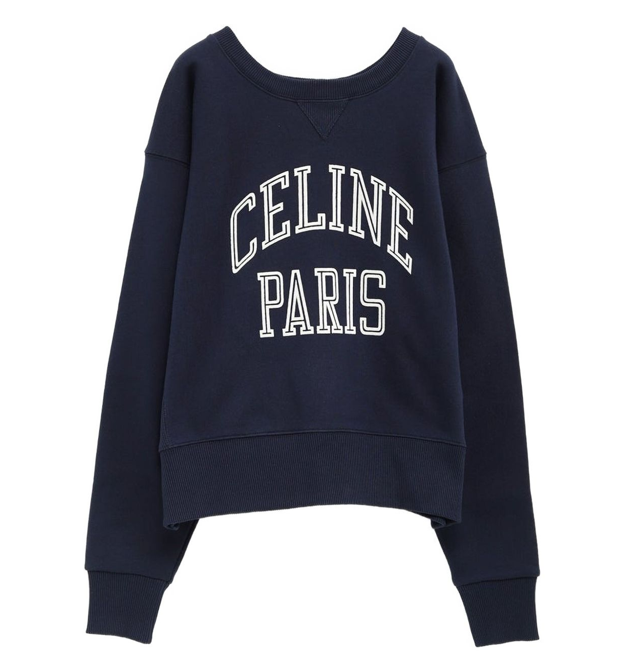 Celine Paris Oversized Crewneck Sweatshirt