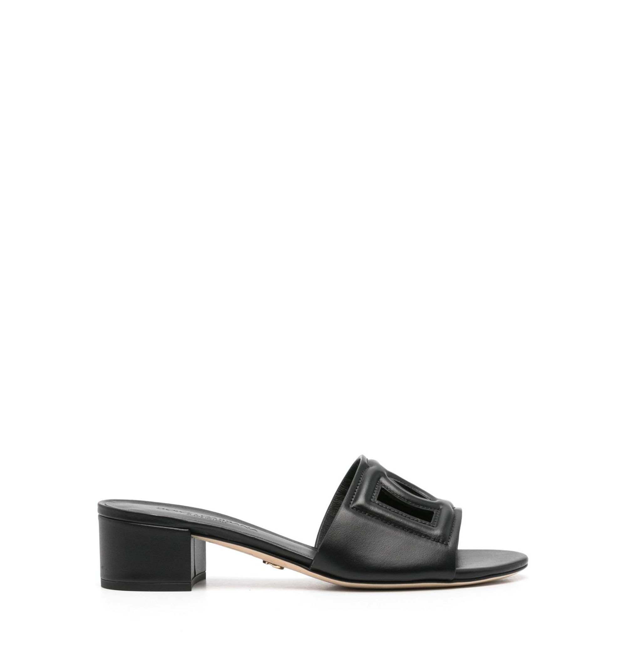 Calfskin Sliders with DG Logo