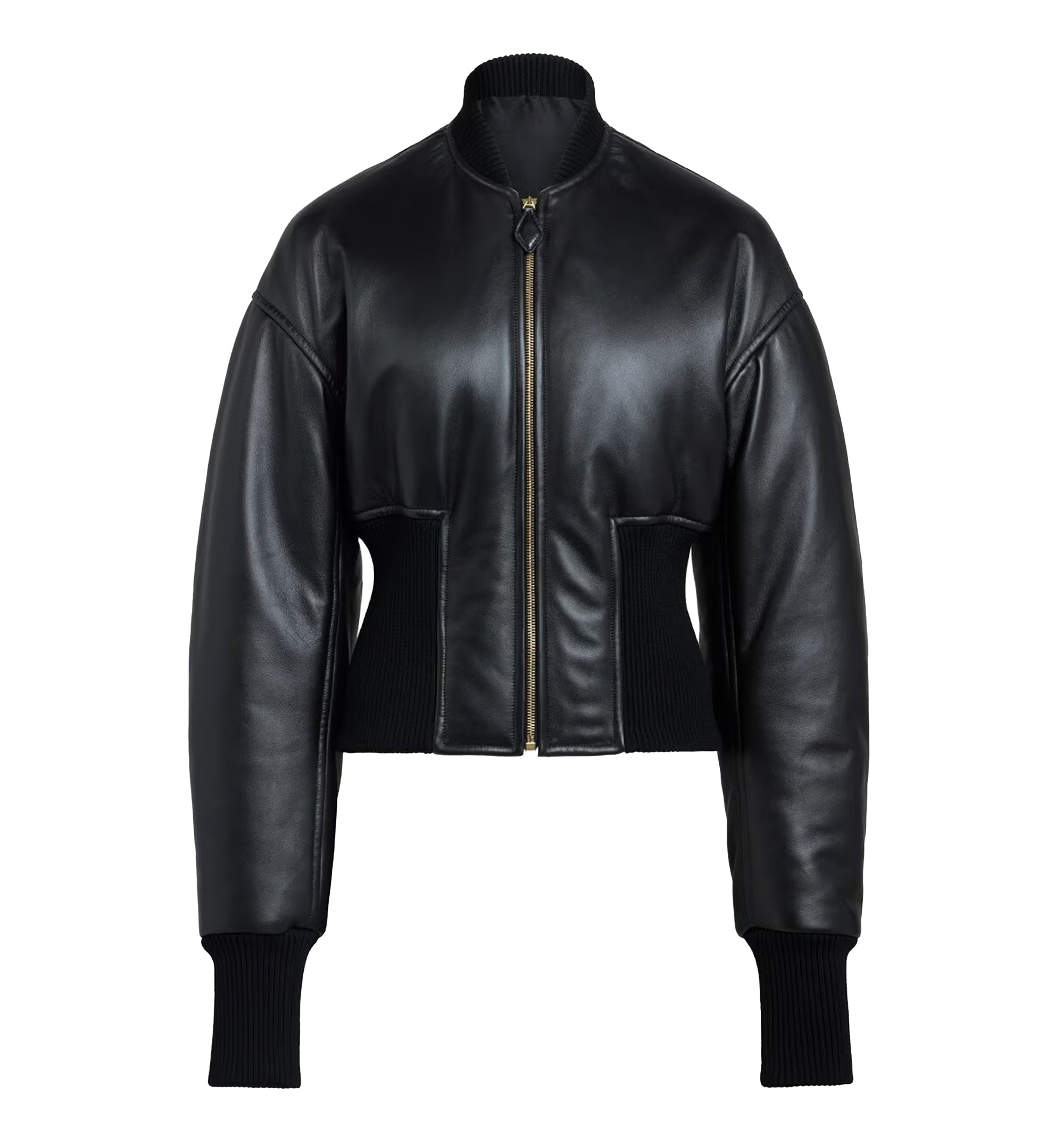 Leather Cinched Bomber