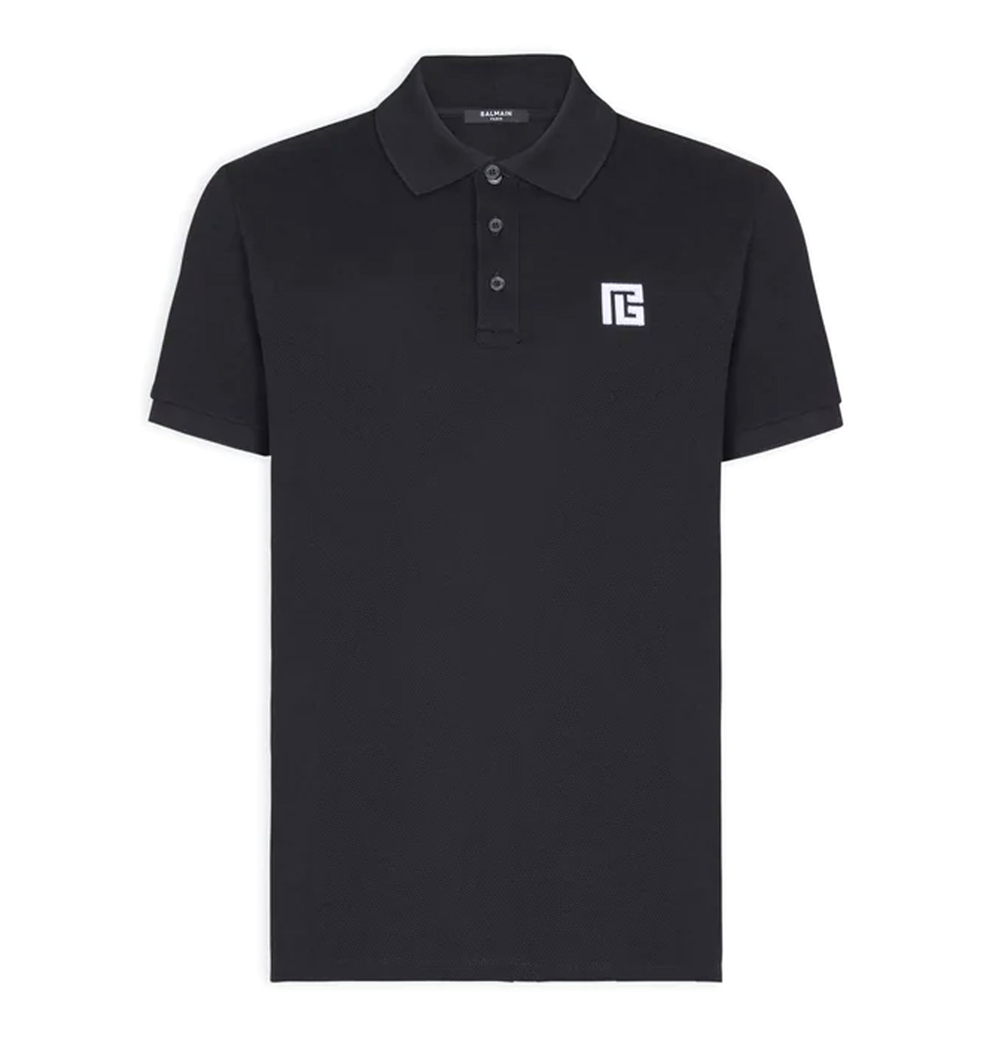 Embroidered cotton polo