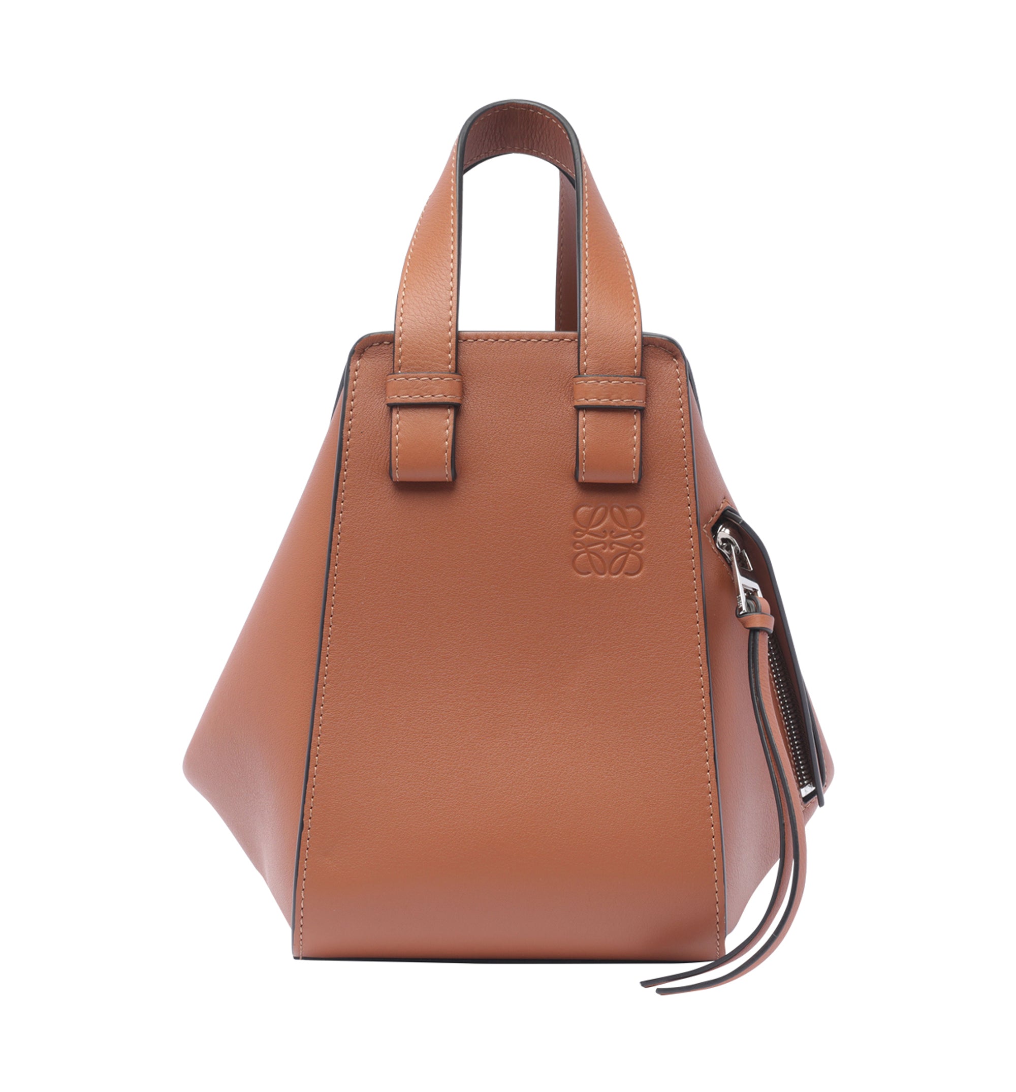 Compact Hammock Bag In Classic Calfskin