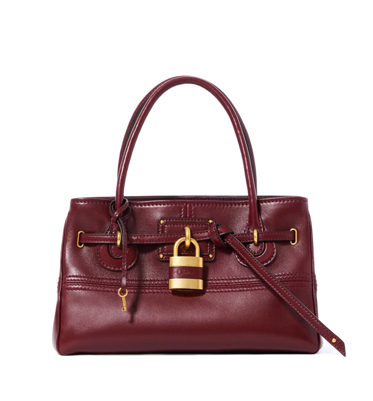 Small Paddington Sling top handle bag in soft leather