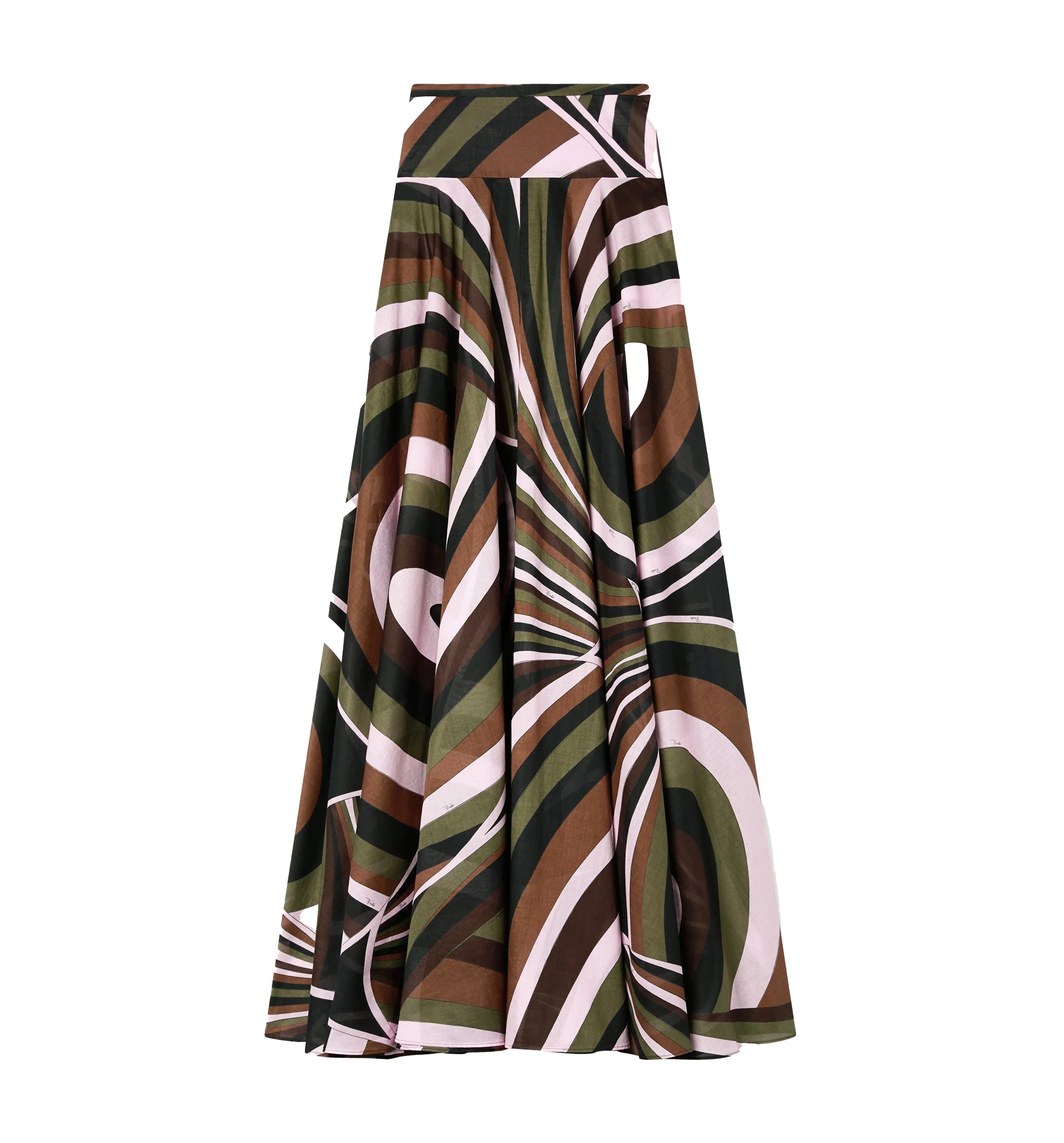 Iride Print Cotton Muslin Skirt