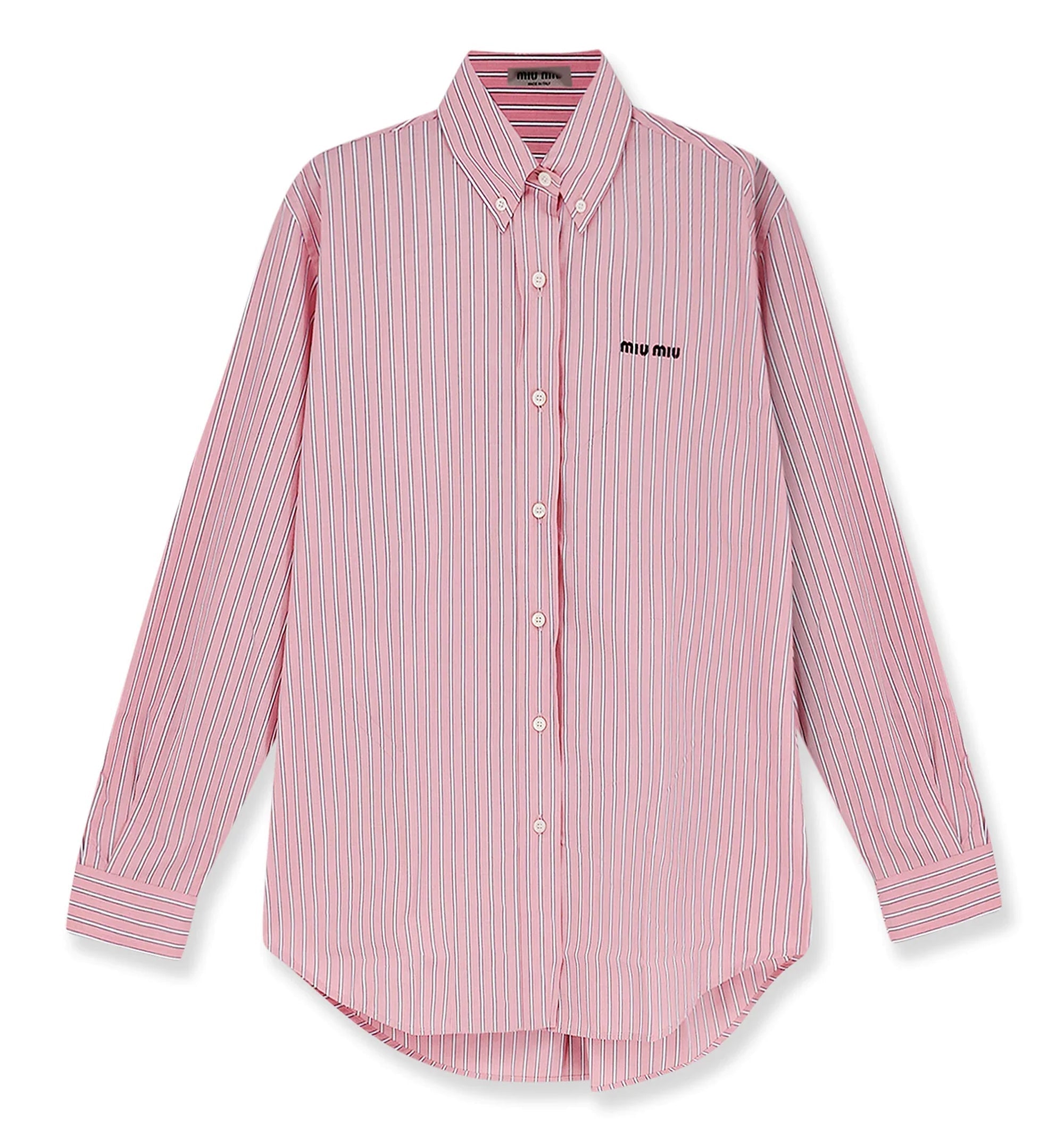 Striped Cotton Poplin Shirt