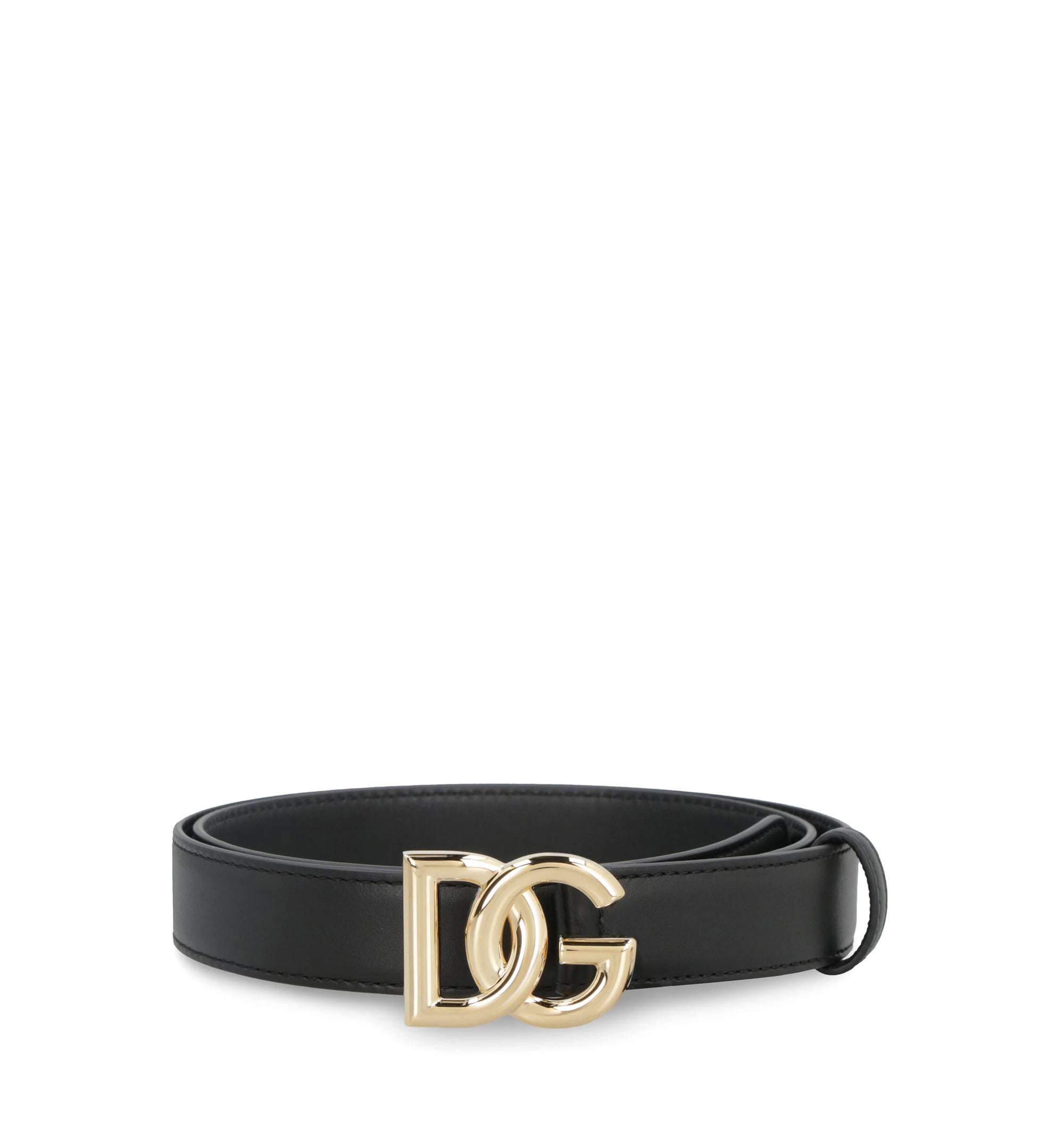 Calfskin Belt With DG Logo