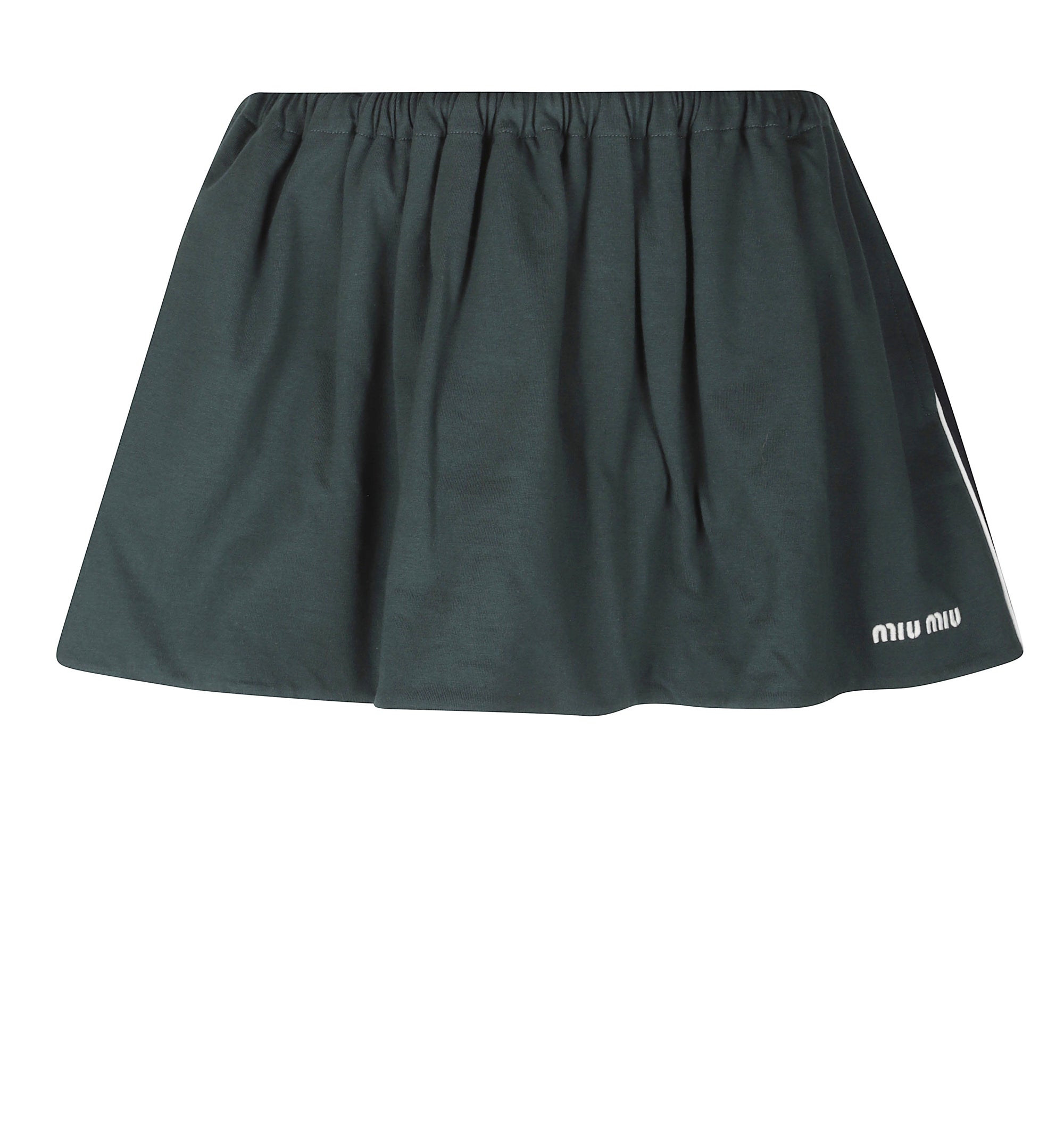 Cotton Jersey Miniskirt