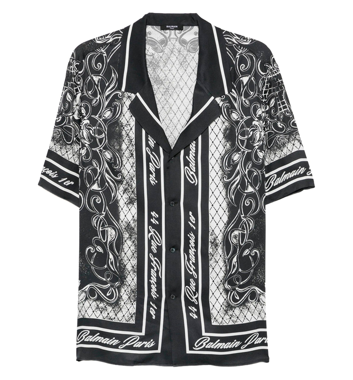 Printed Foulard pyjama shirt