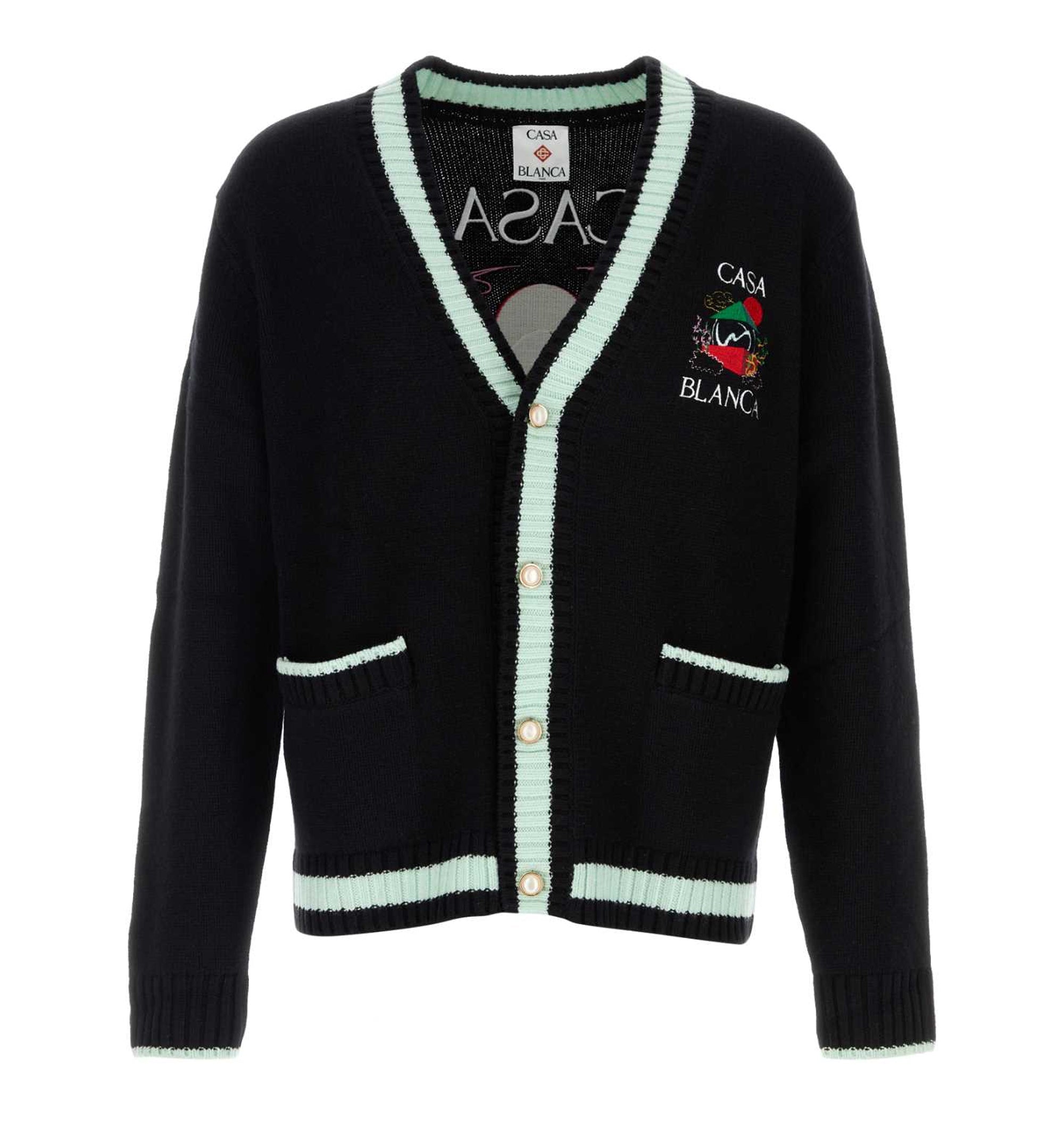 Casa Mountain Temple Wool Cardigan