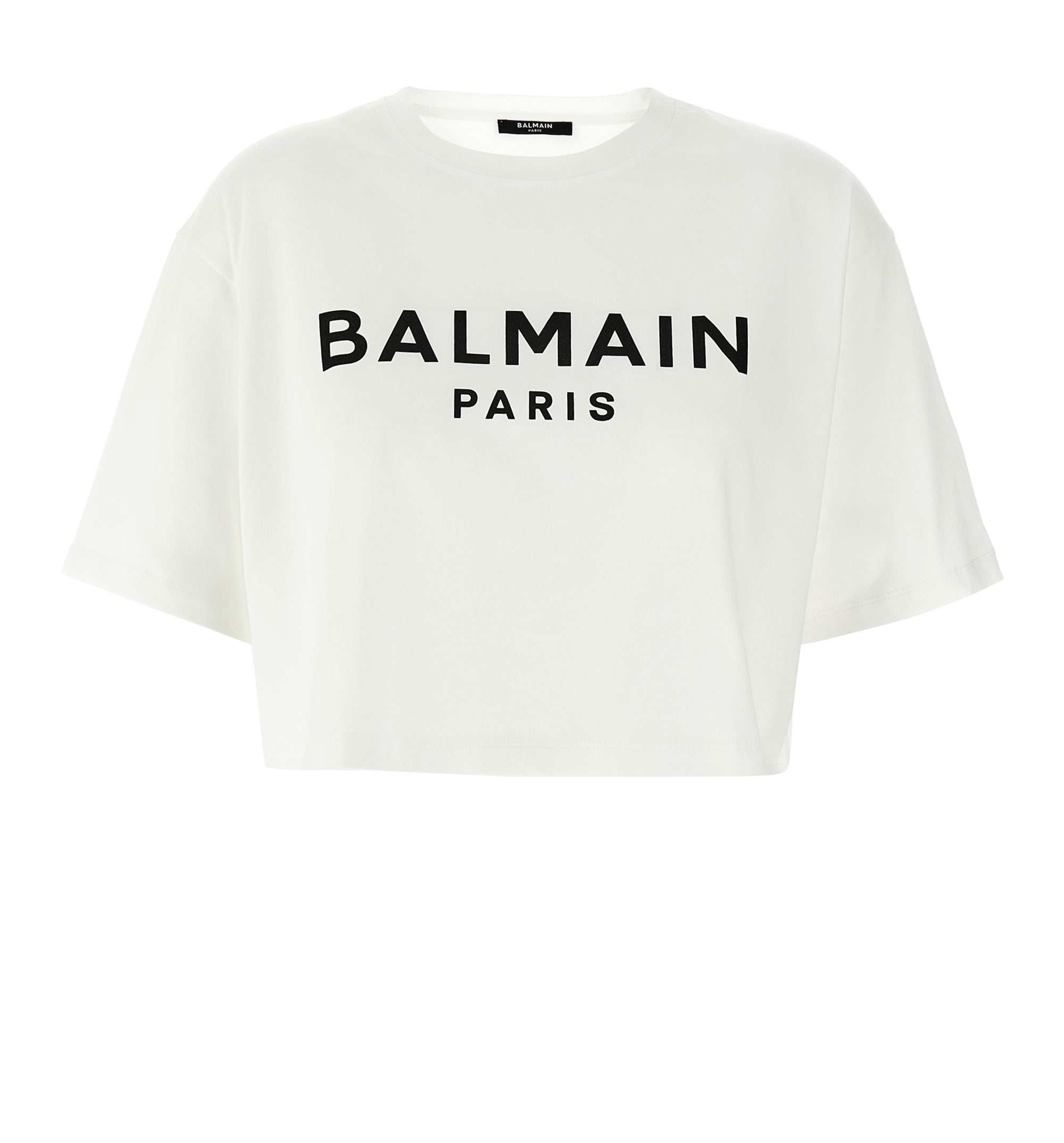 T-Shirt With Balmain Paris Print