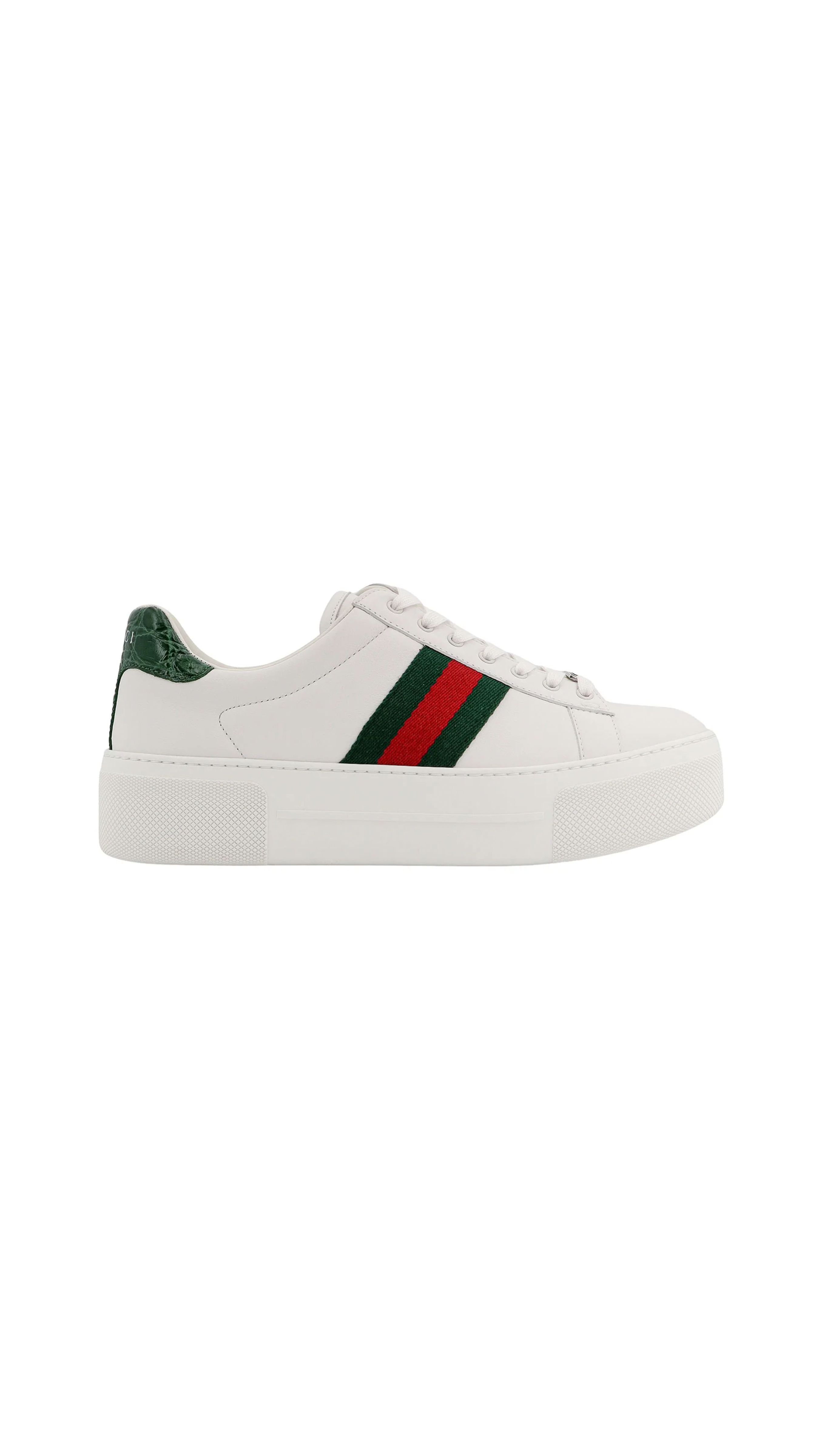 Ace Platform Sneaker - White
