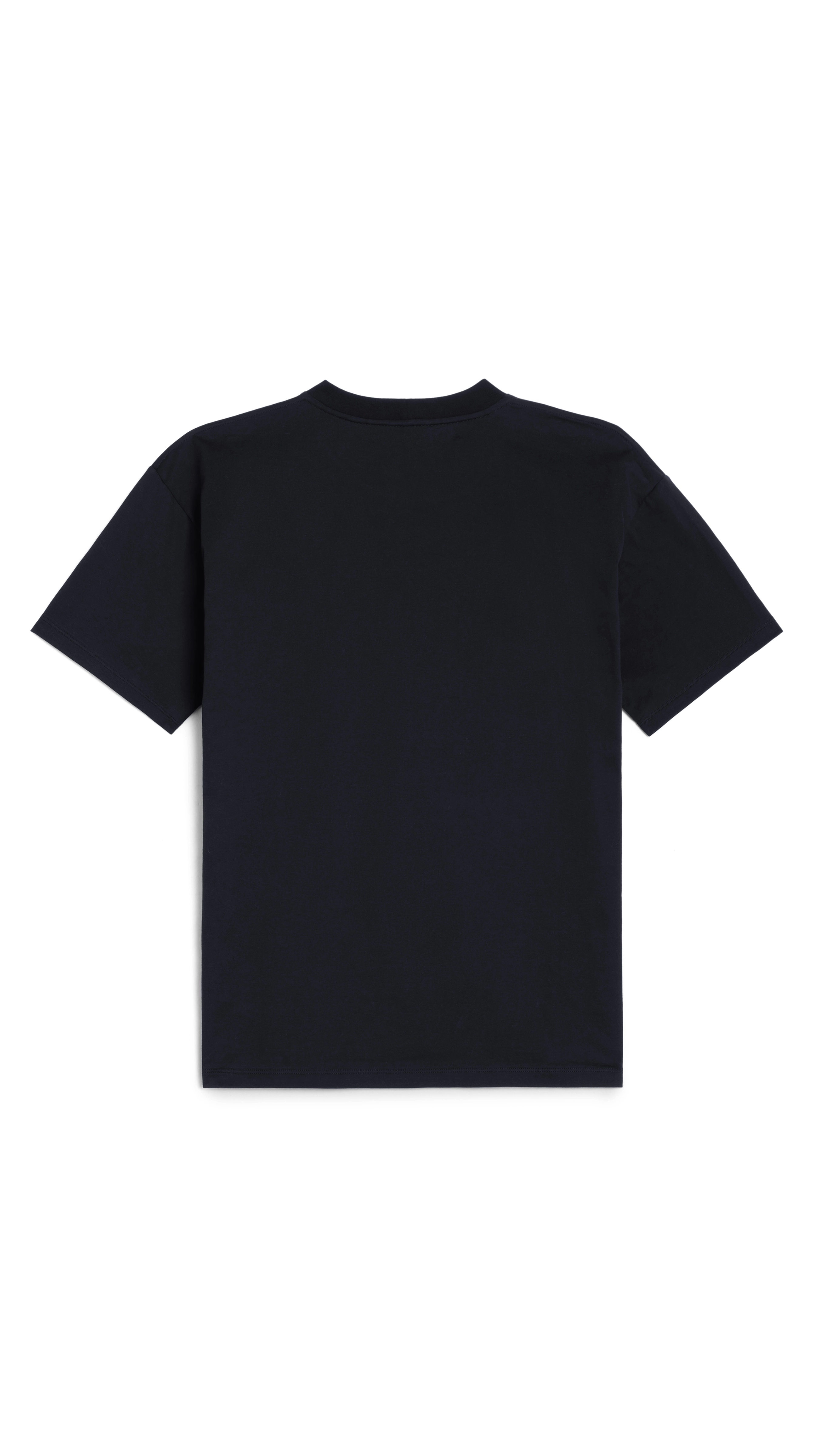 Loose Triomphe T-shirt in Cotton Jersey - Black