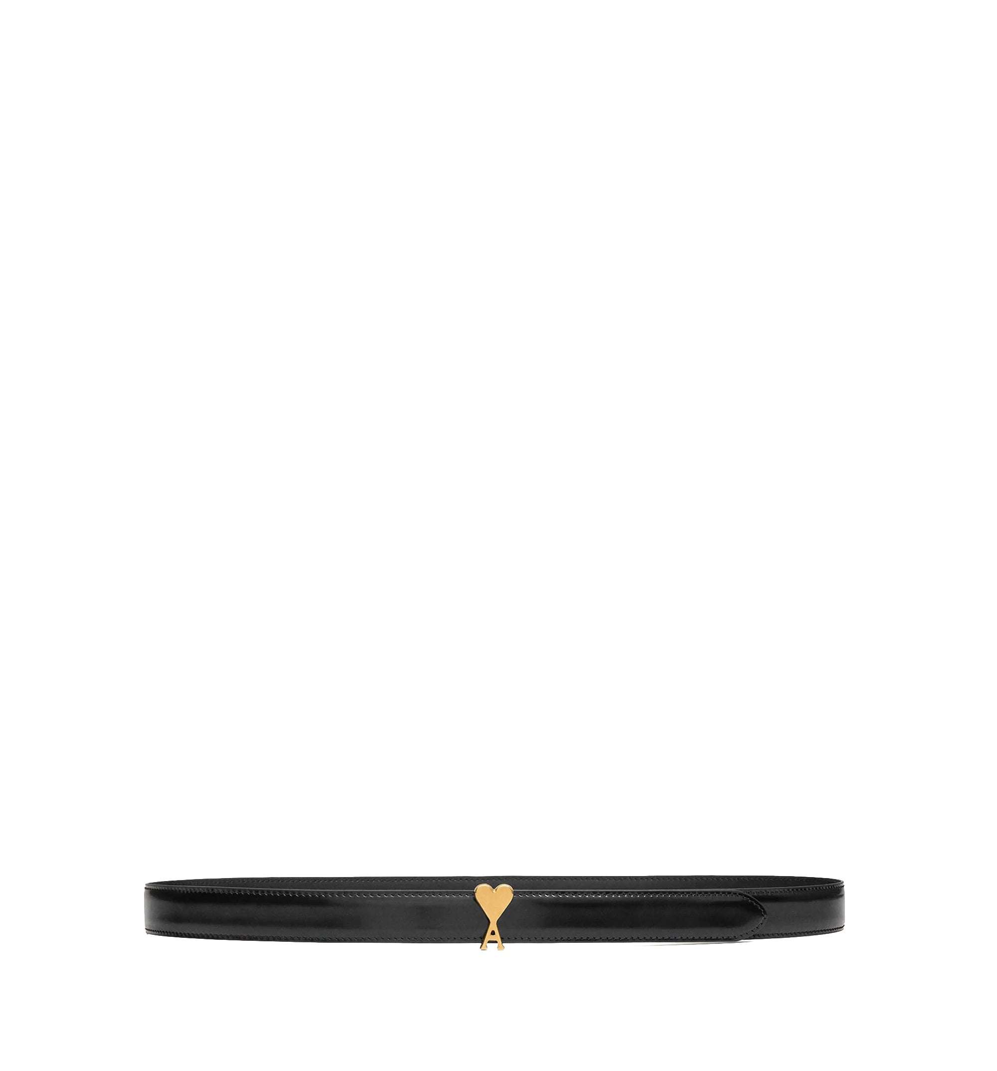 Glazed Leather Ami De Coeur Buckle 25 Mm Belt