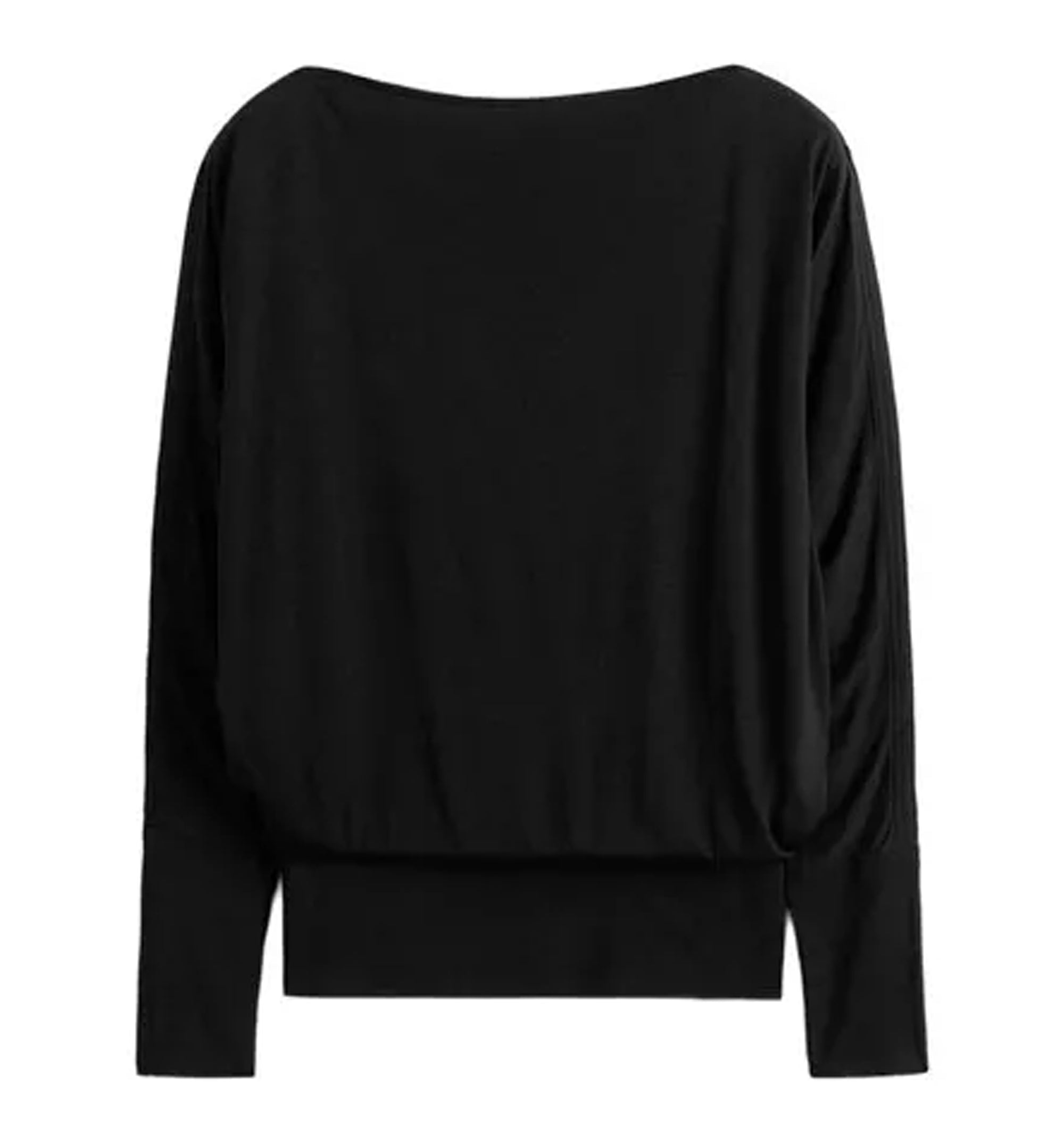 Boat-Neck Viscose Sweater