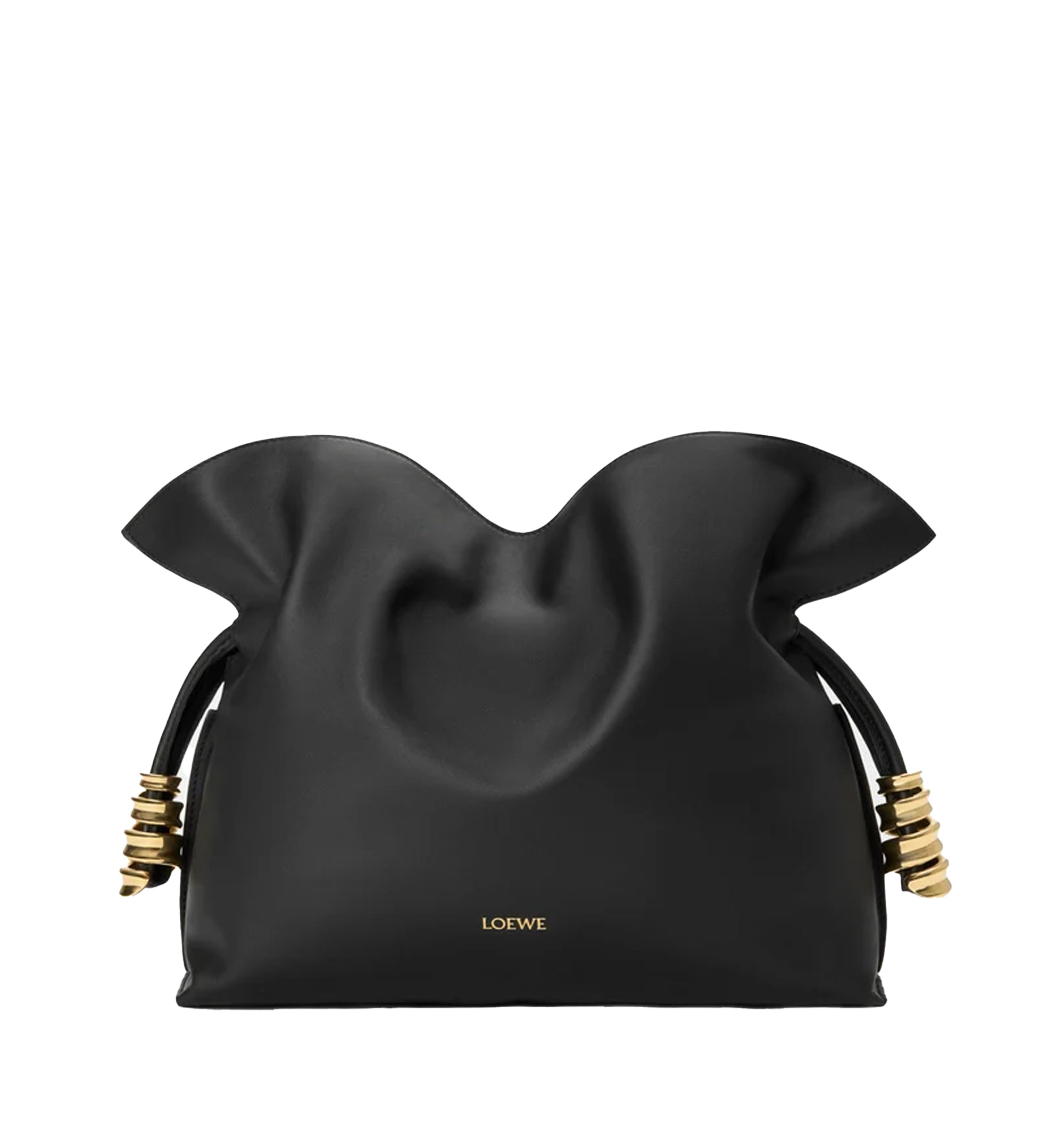 Medium Coil Flamenco Clutch In Nappa Calfskin