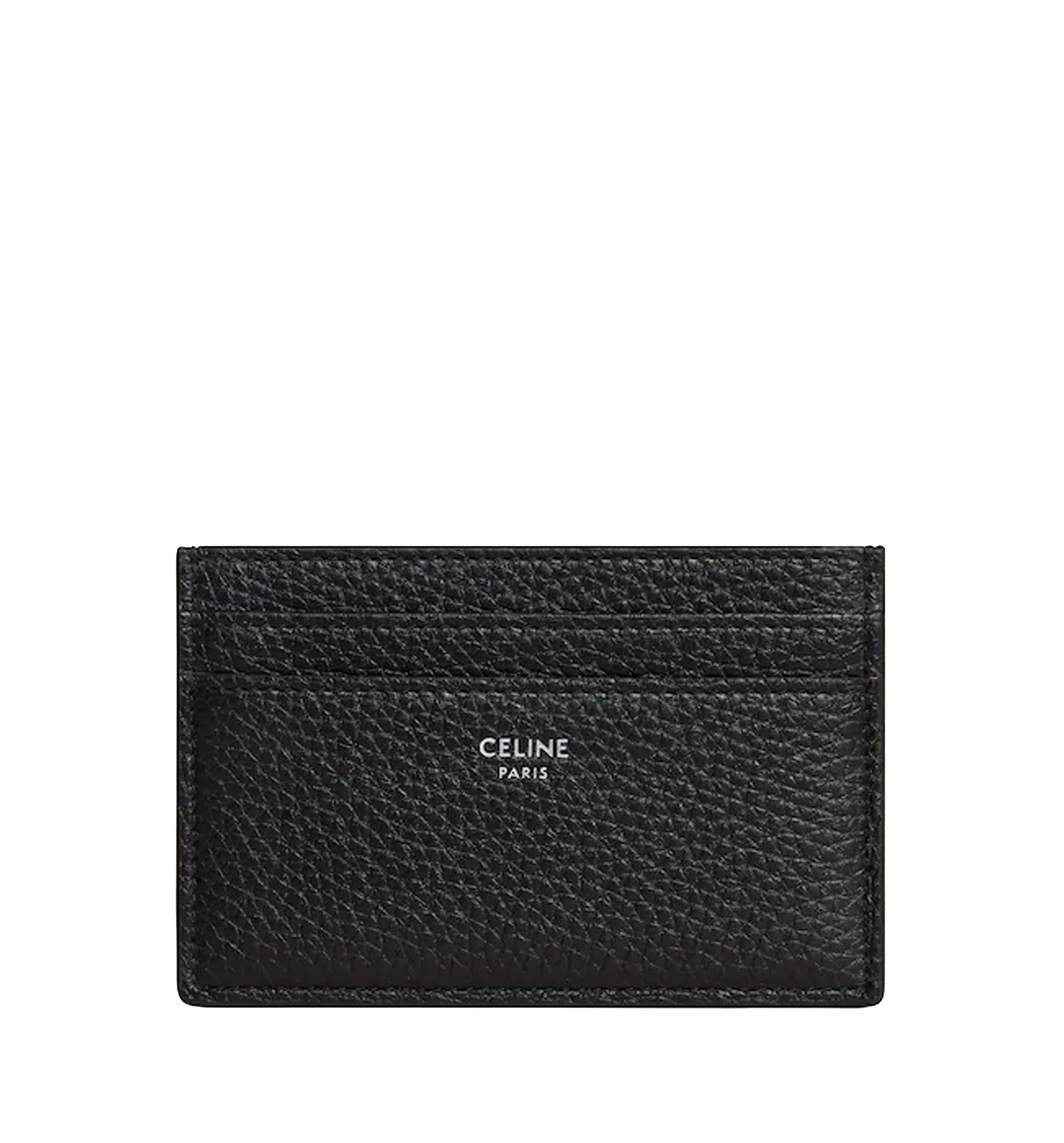 Card Holder In Grained Calfskin