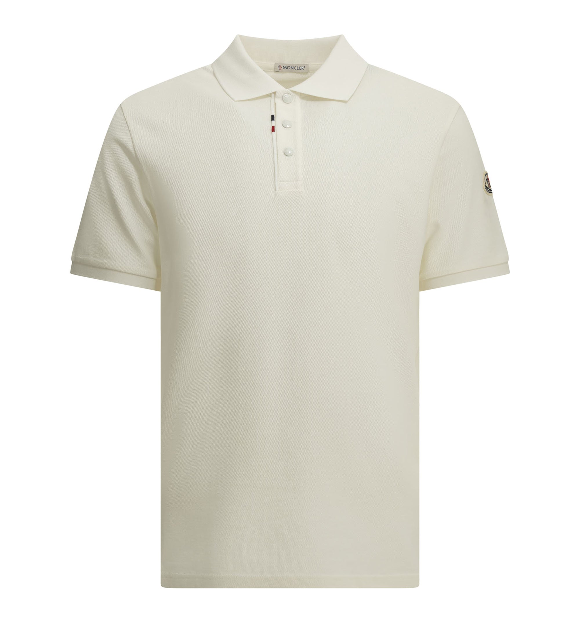 Button-down polo shirt with logo
