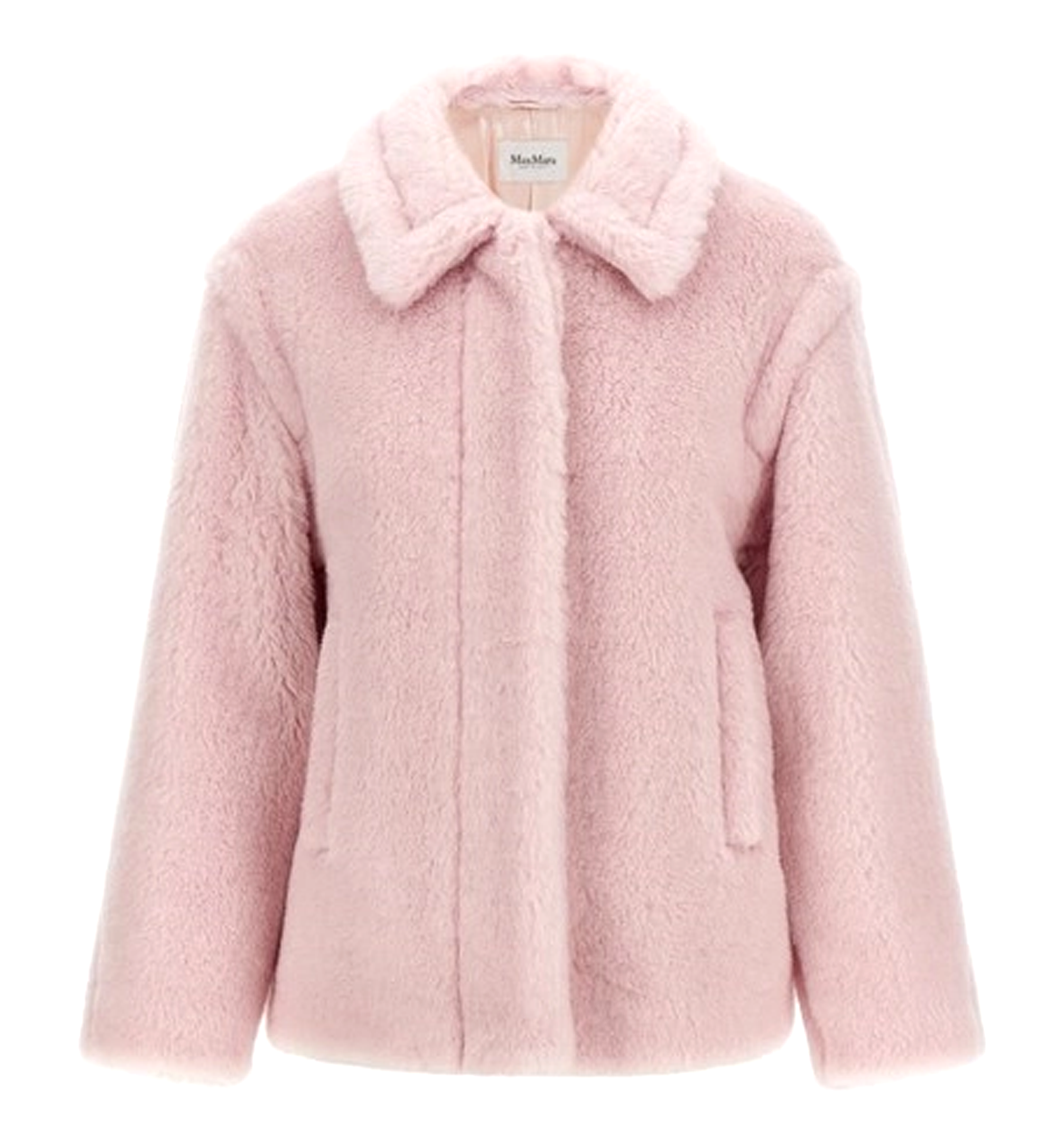 Alpaca and Cashmere Teddy Fabric Coat