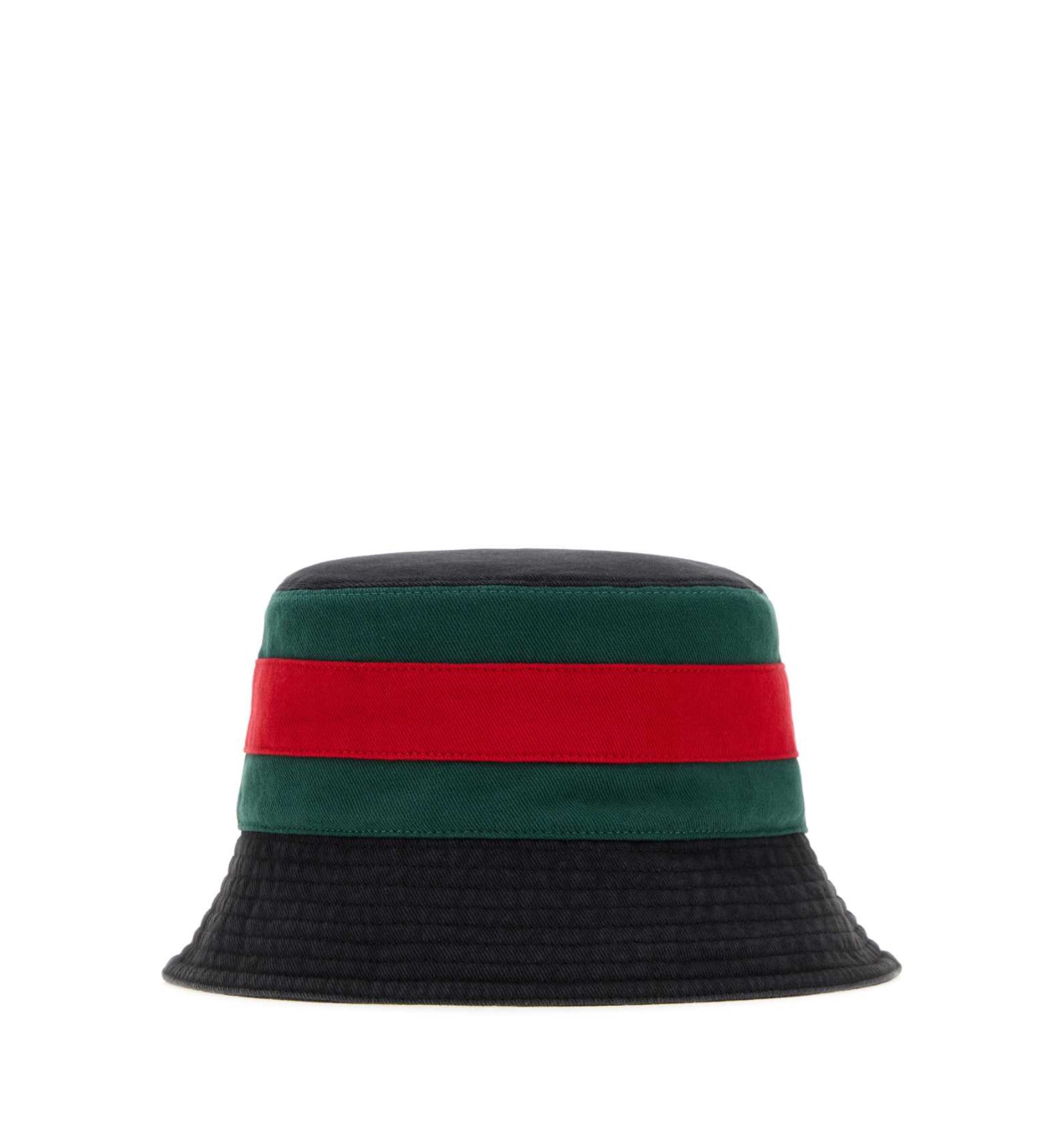 Washed Cotton Bucket Hat With Web