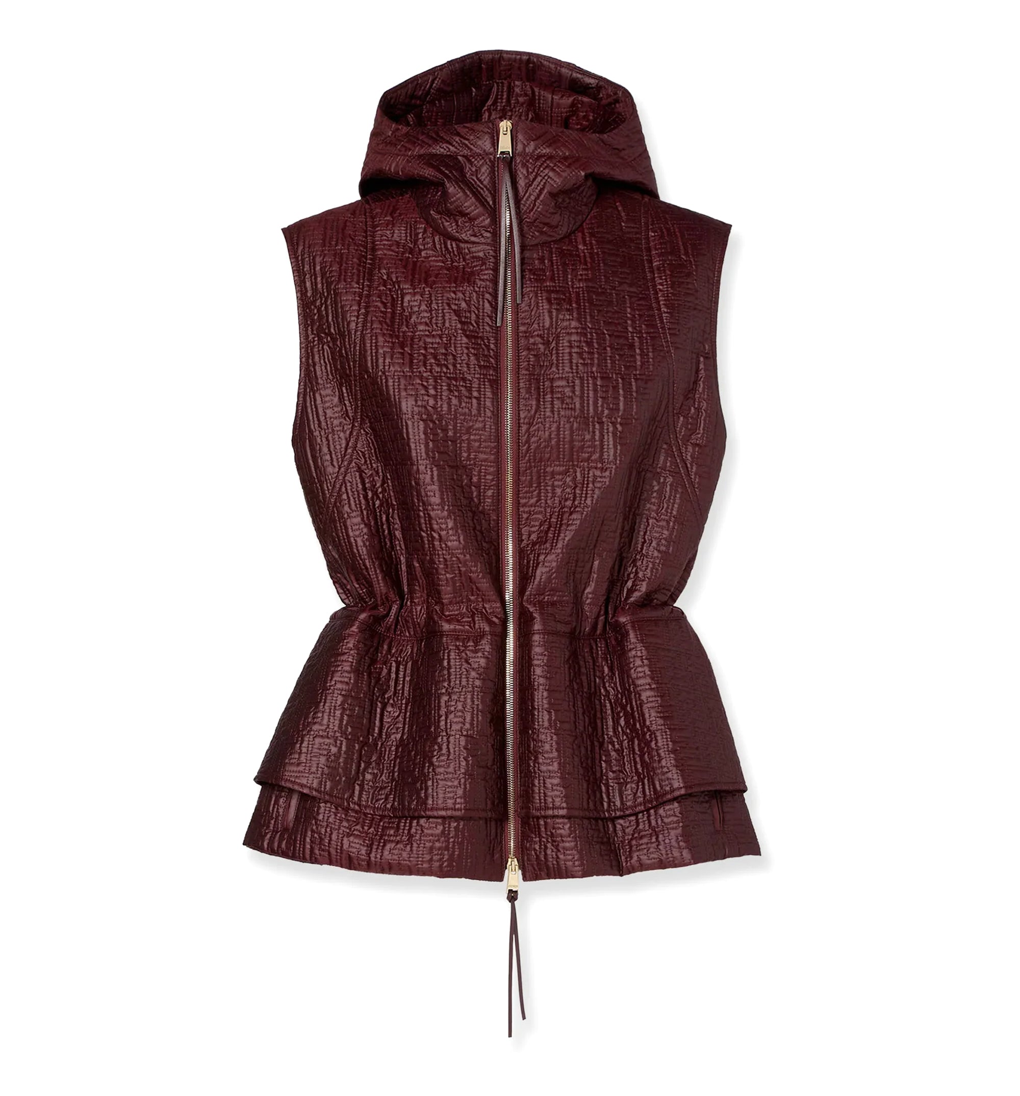 Quilted nylon vest
