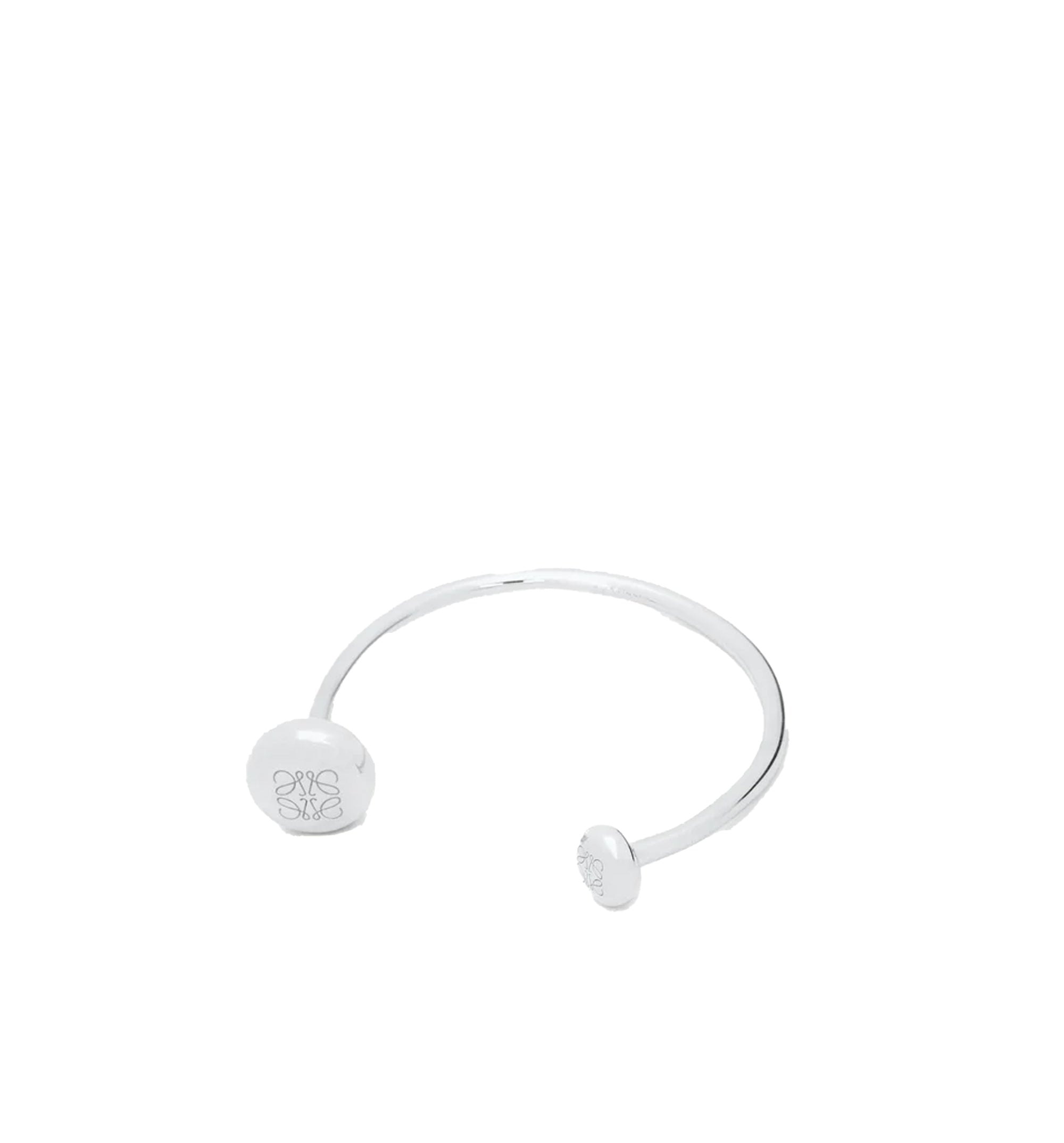 Anagram Pebble Cuff In Sterling Silver