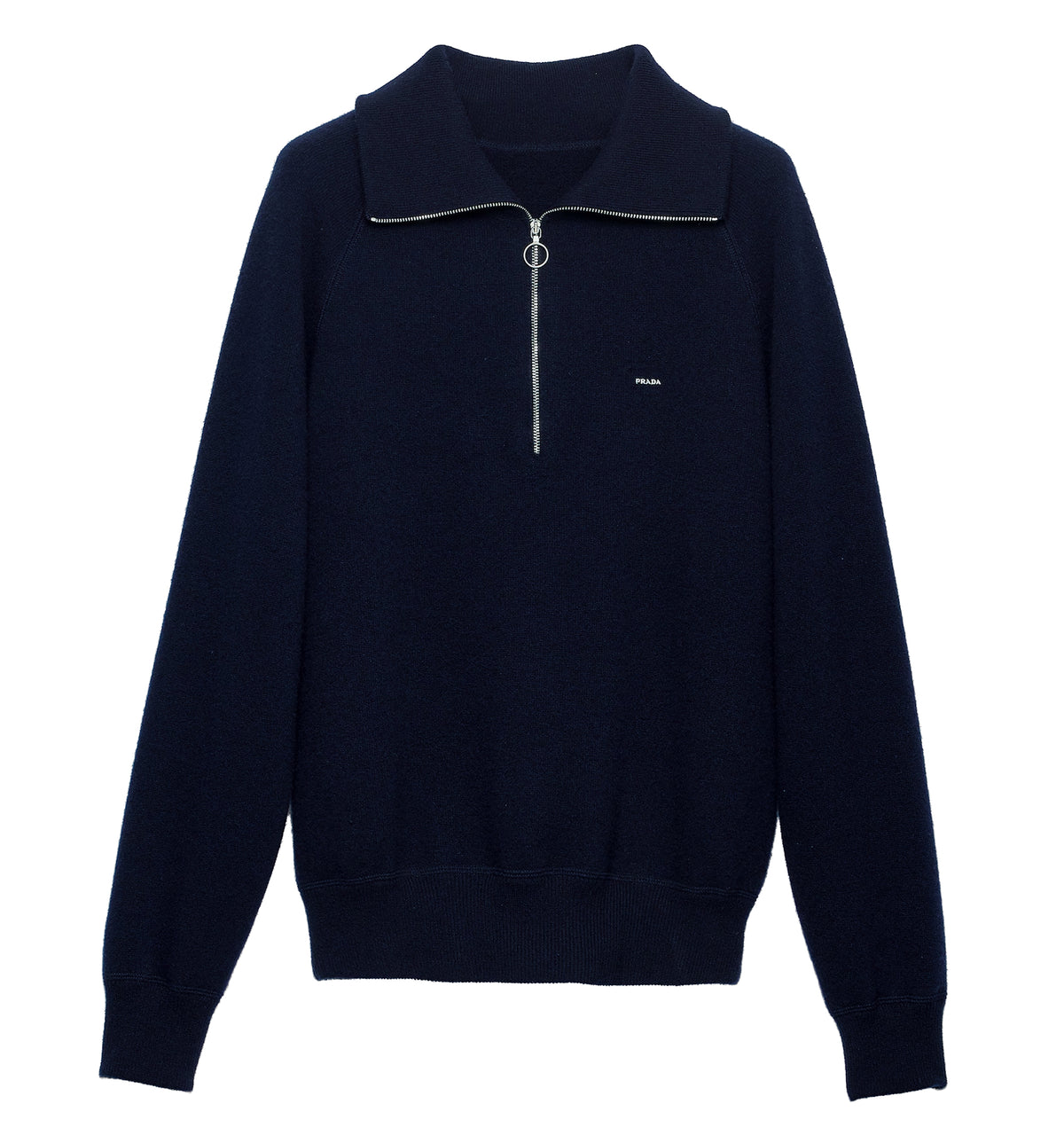 Wool and Cashmere Polo Sweater