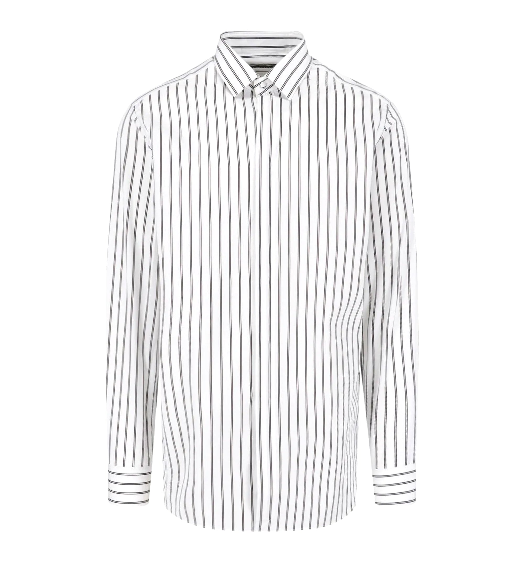 Striped Button-Up Shirt