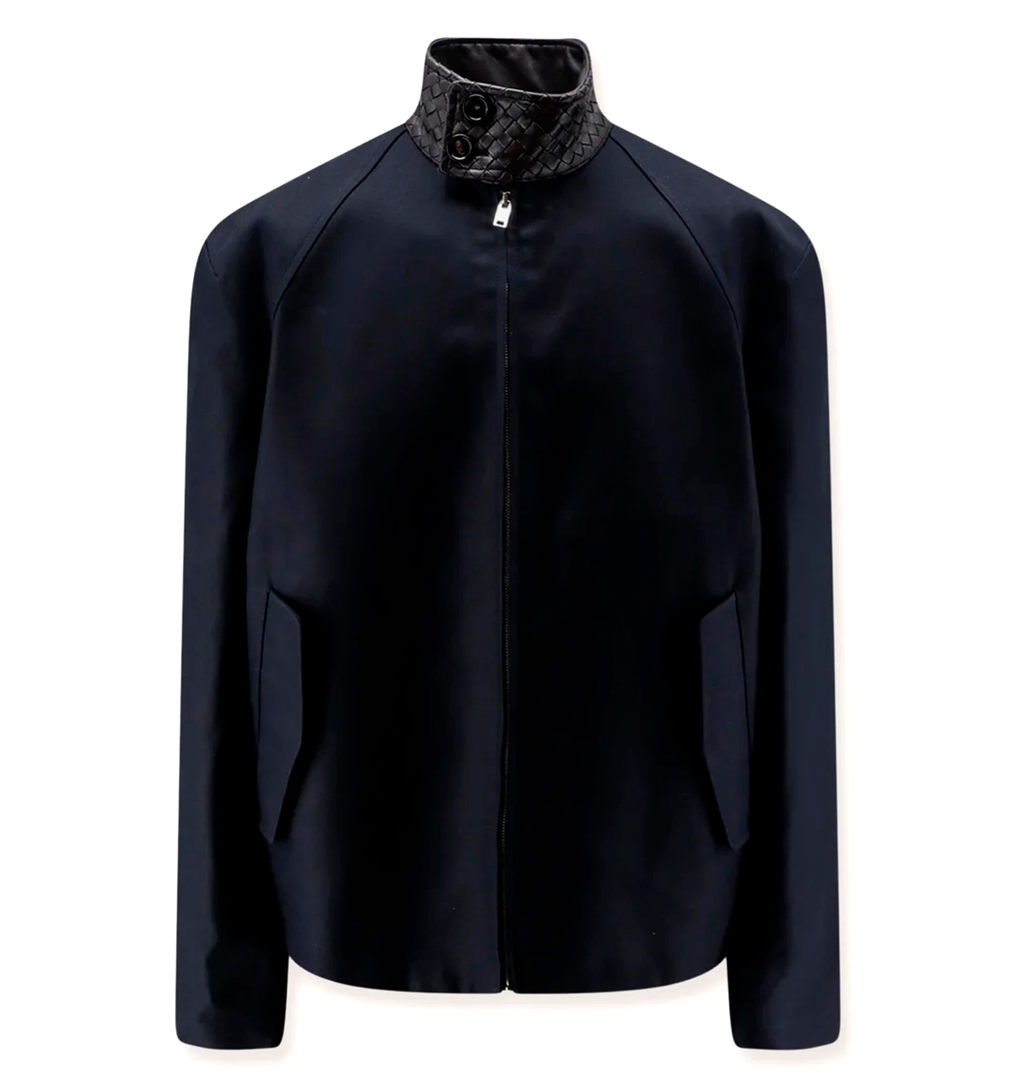 Cotton Gabardine Harrington Jacket