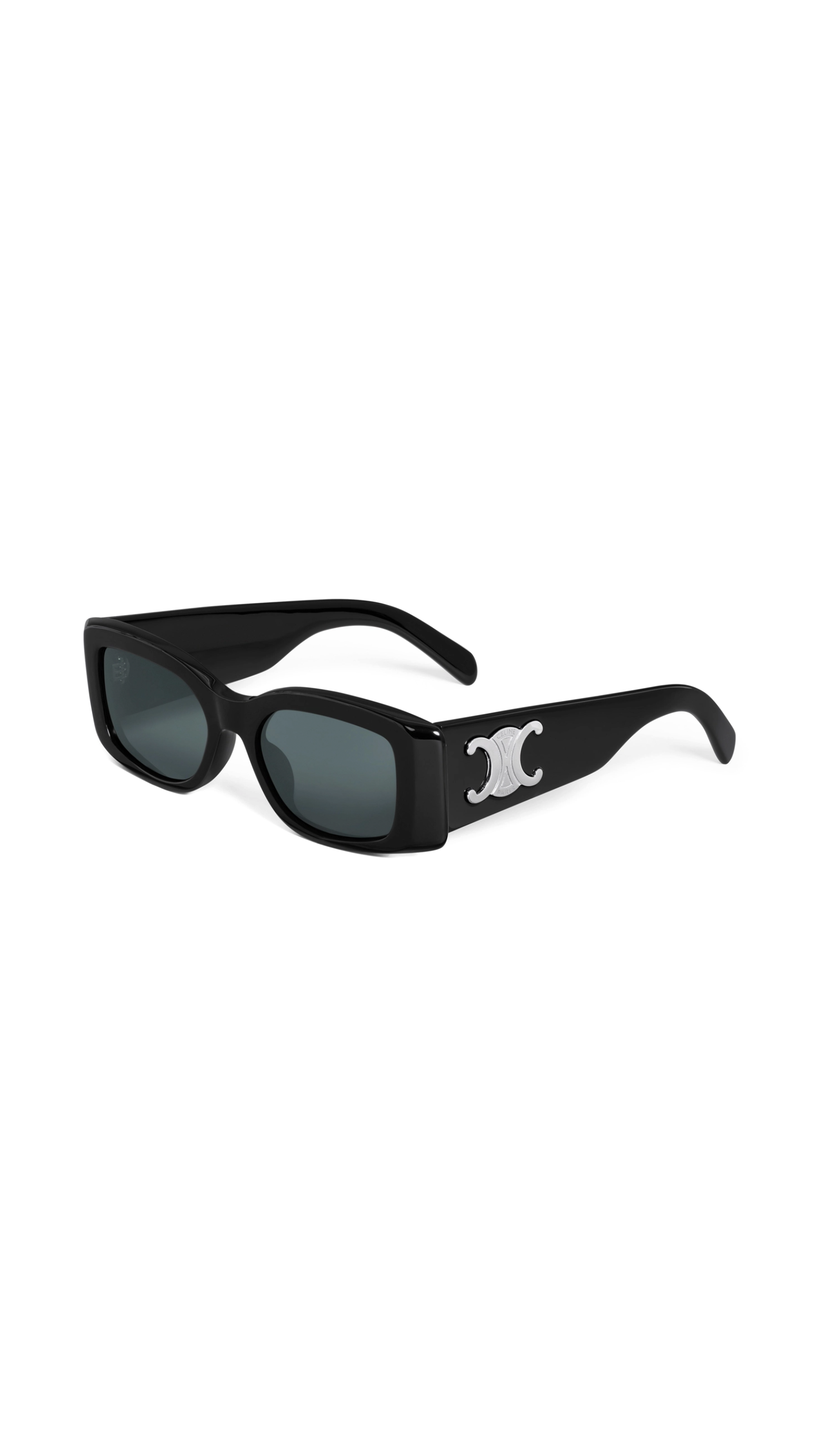 Triomphe XL 01 Sunglasses in Acetate - Black