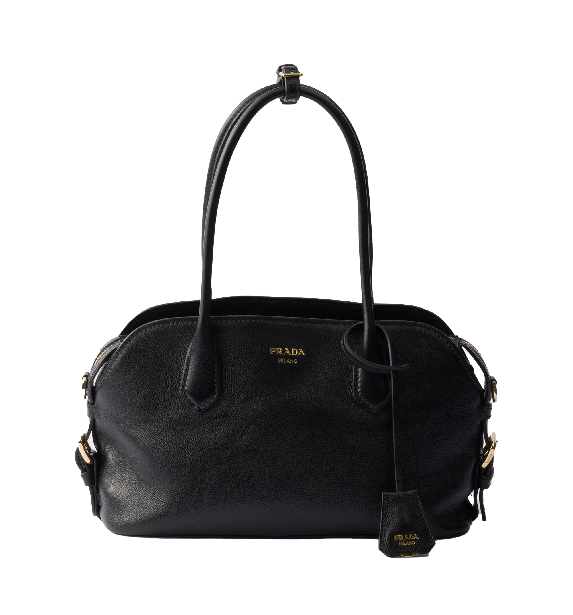 Prada Signet medium leather tote bag