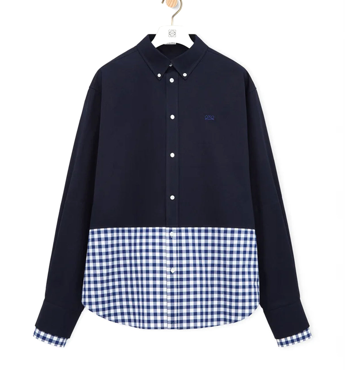Shirt in cotton twill and poplin