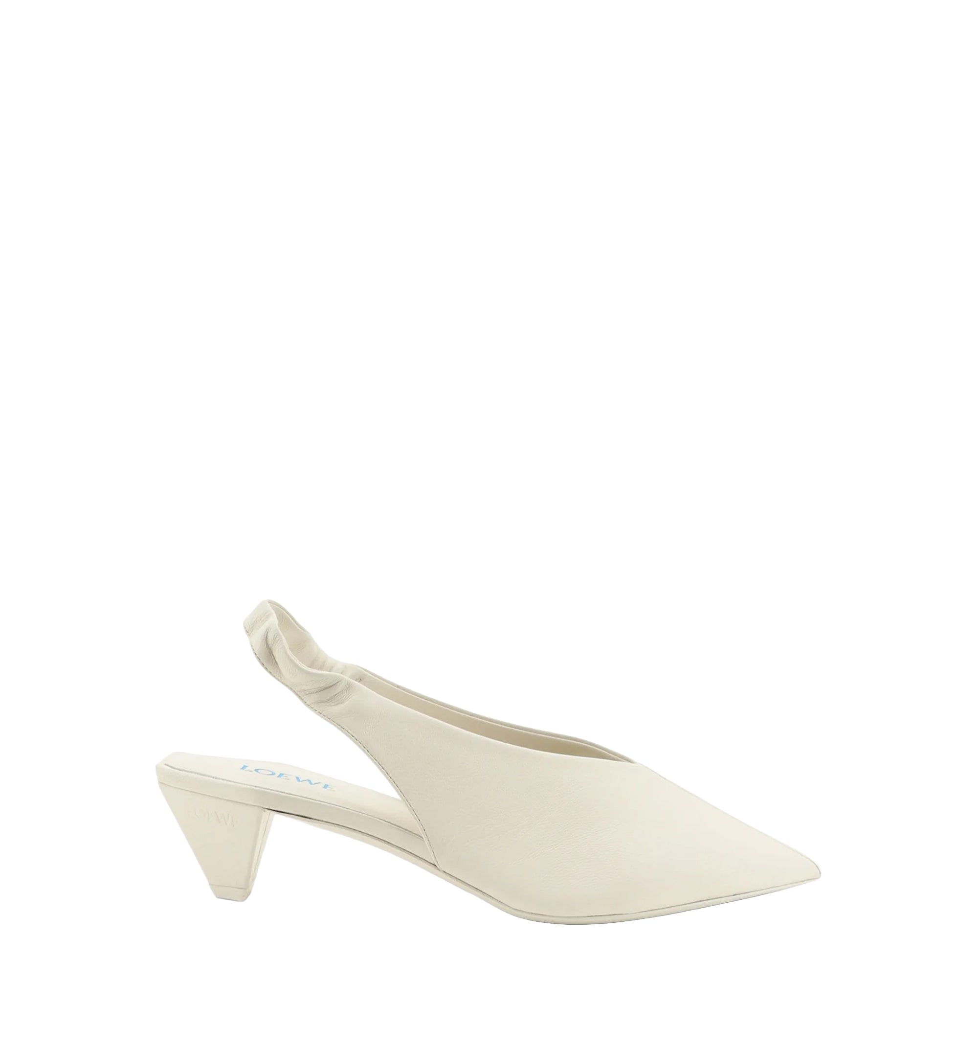 Origami Cubic Slingback In Lambskin