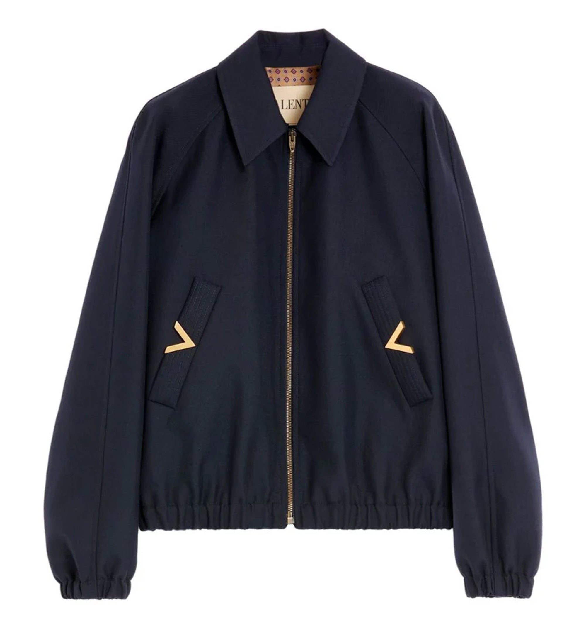 VGold Wool Blend Blouson Jacket