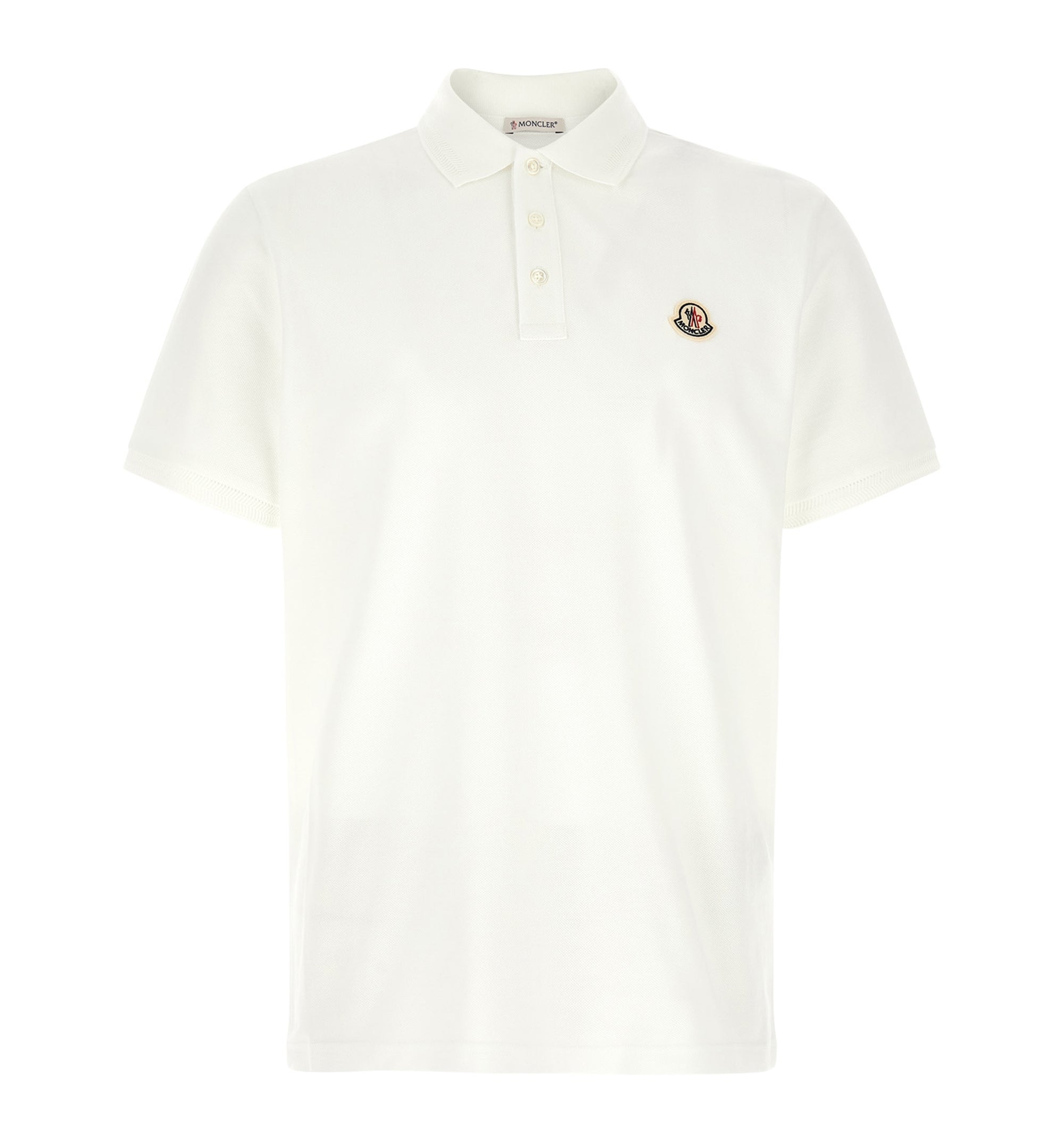 Logo Patch Cotton Piquet Polo Shirt