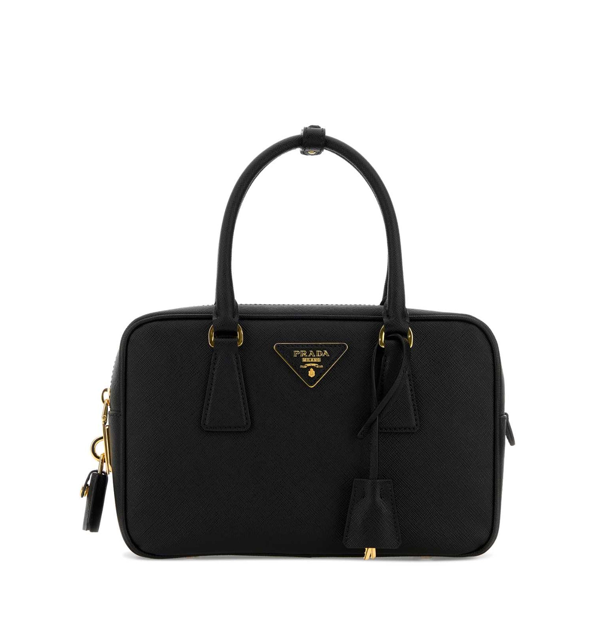 Saffiano Leather Top-Handle Bag