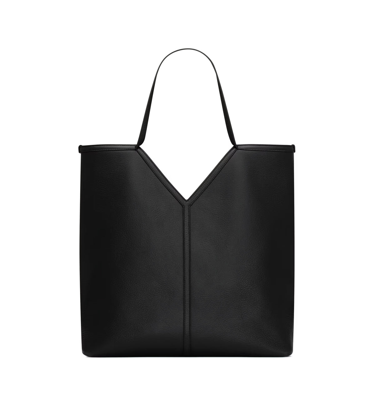Y Thin Tote In Leather