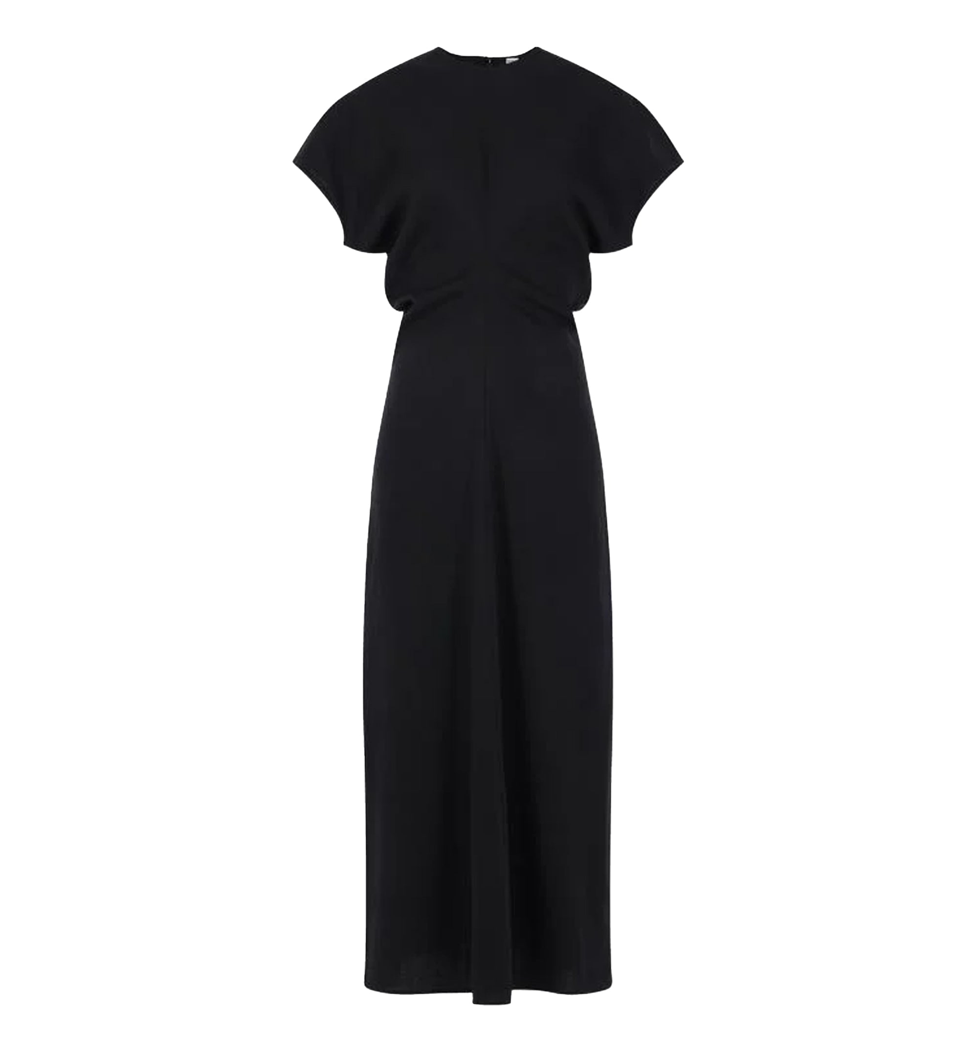 Slouch Waist Wool Dress