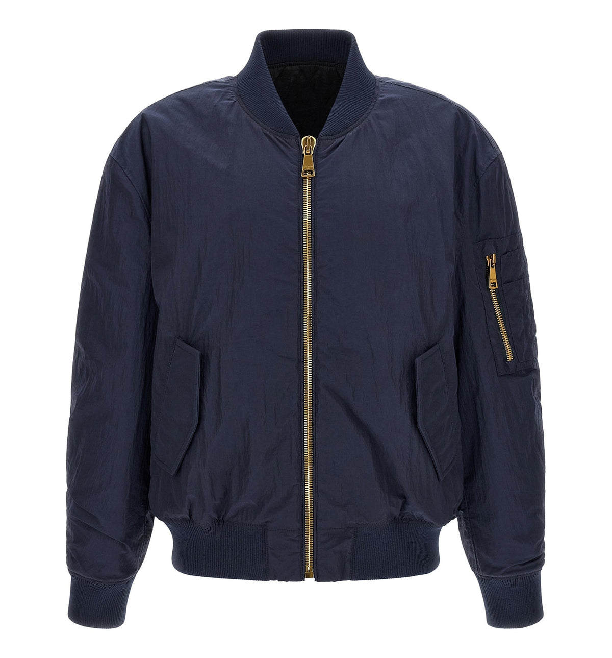 Logo Embroidery Bomber Jacket