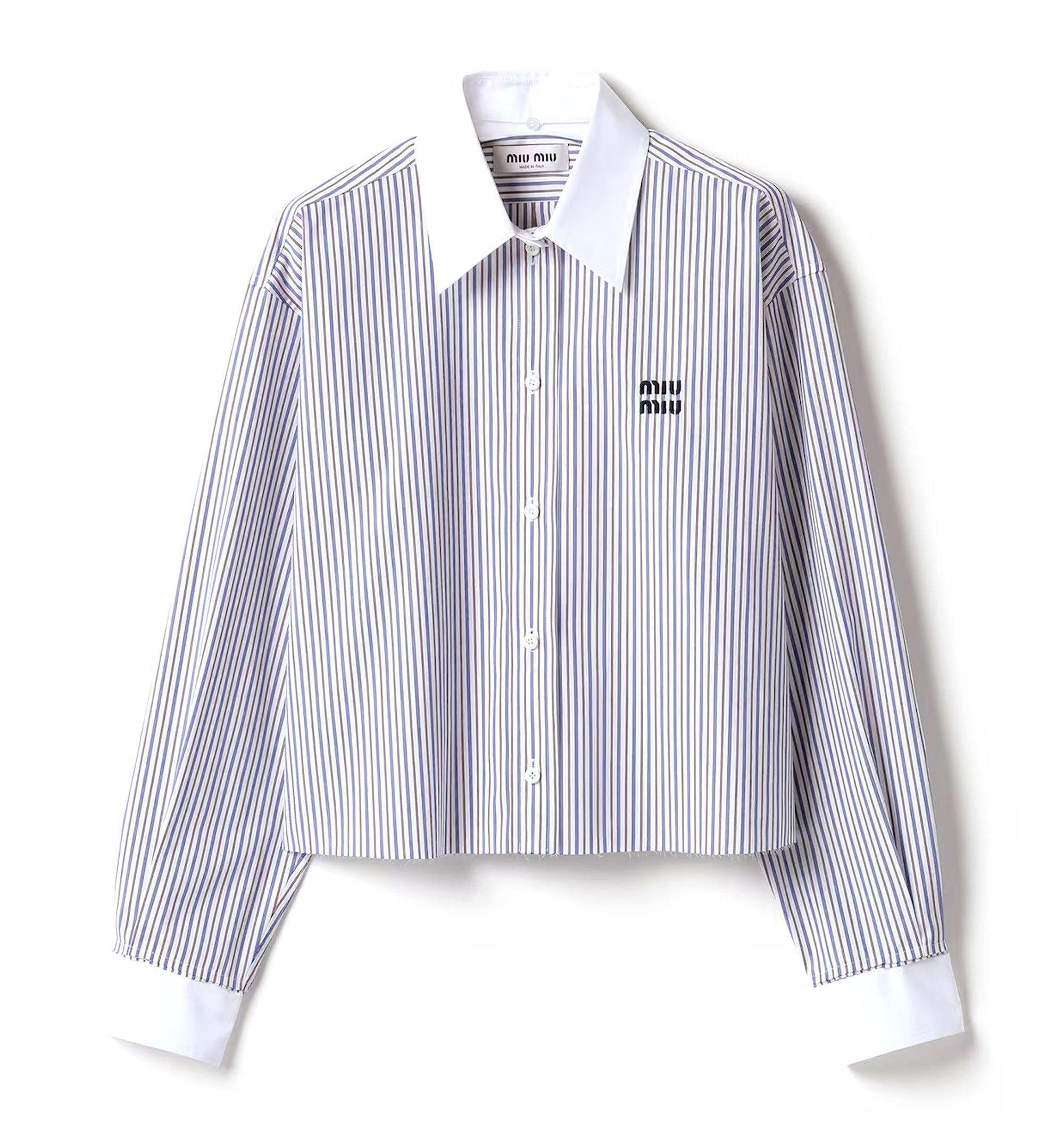 Striped Poplin Shirt