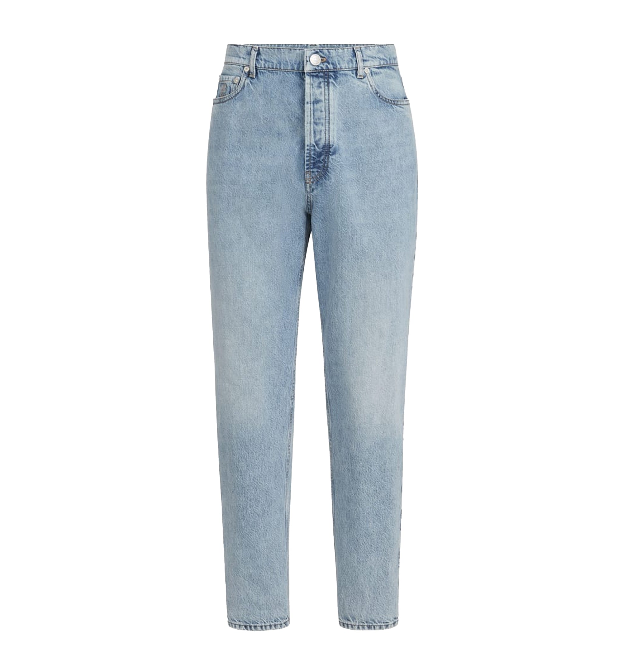 Denim iconic fit five-pocket trousers