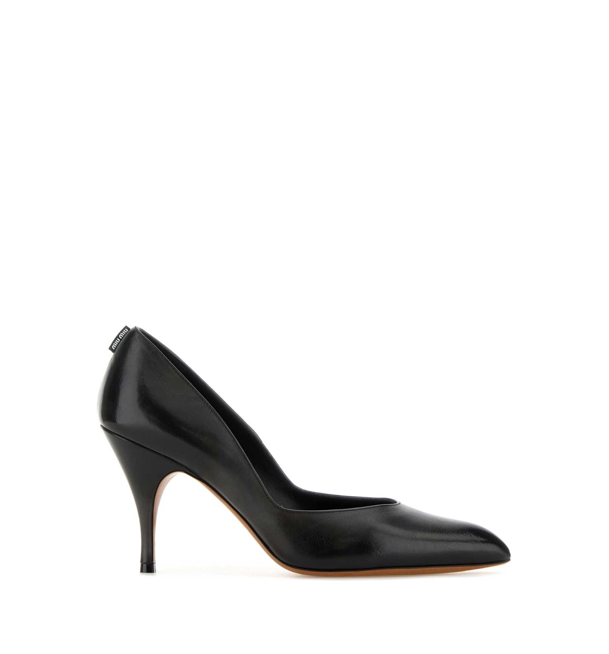Leather Slingback Pumps