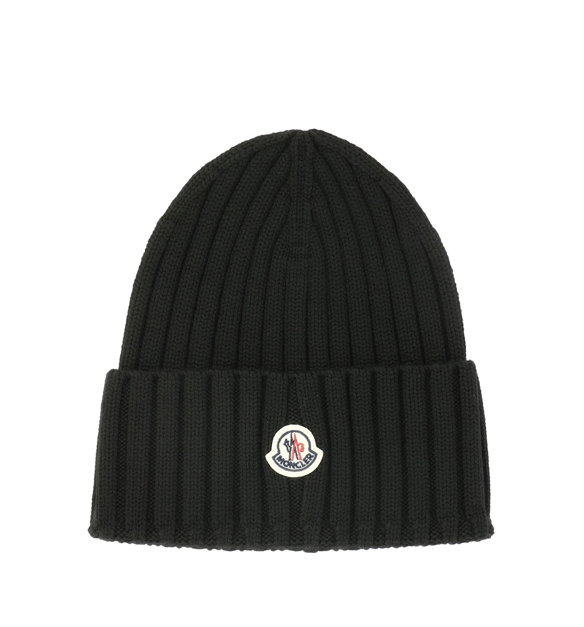 Wool beanie with logo