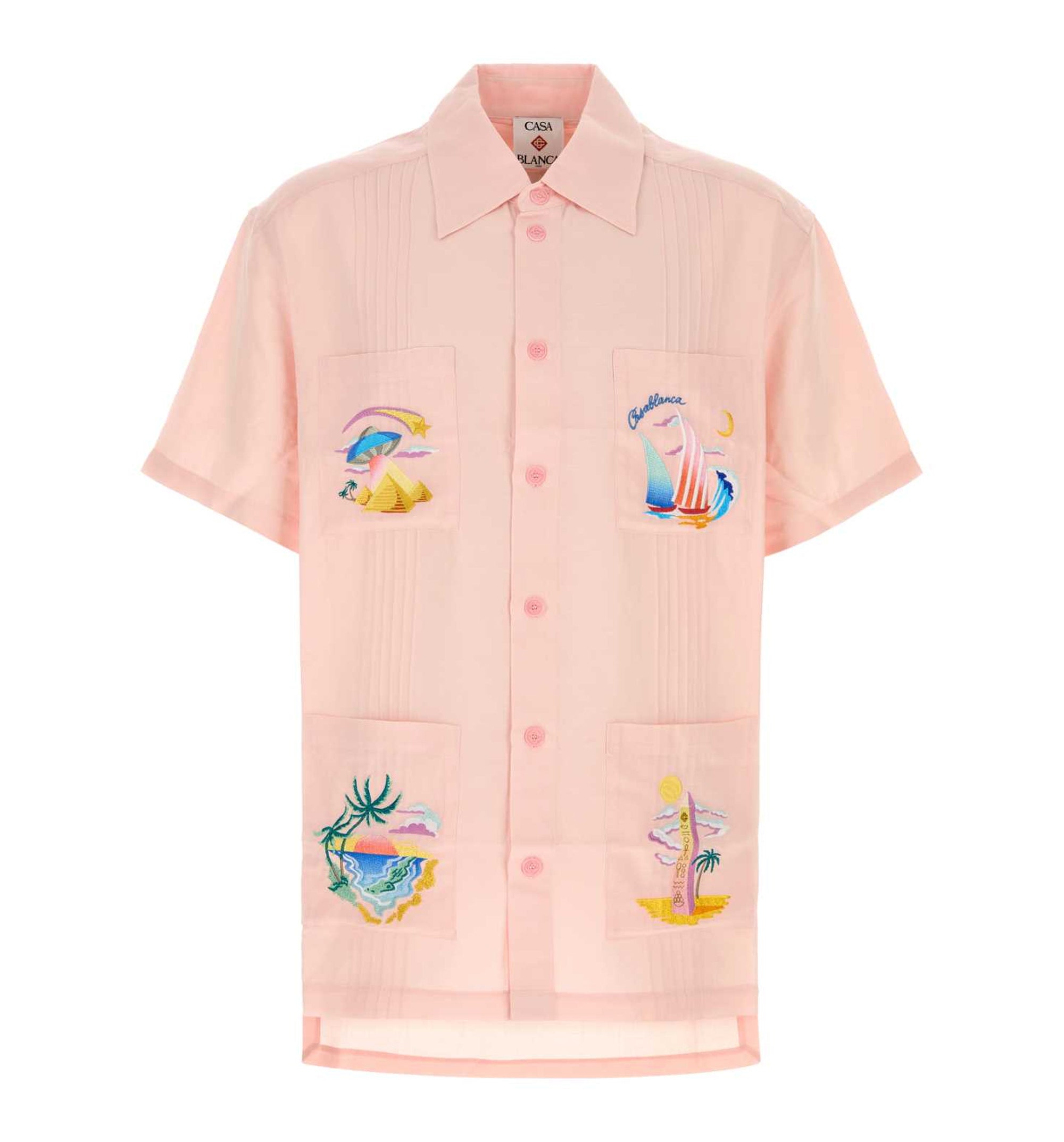 Viscose linen shirt
