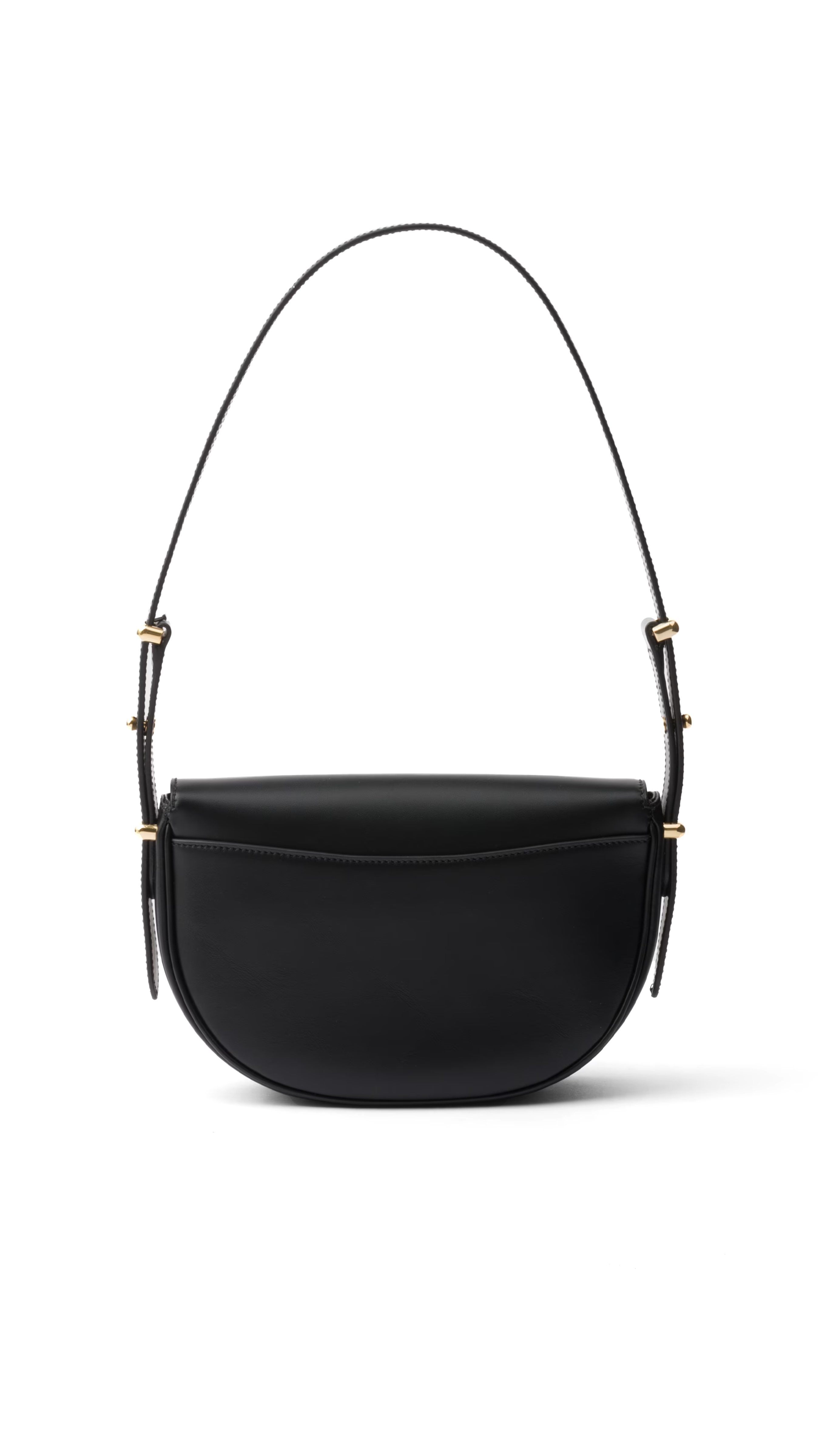 Arqué Mini Shoulder Bag in Leather - Black