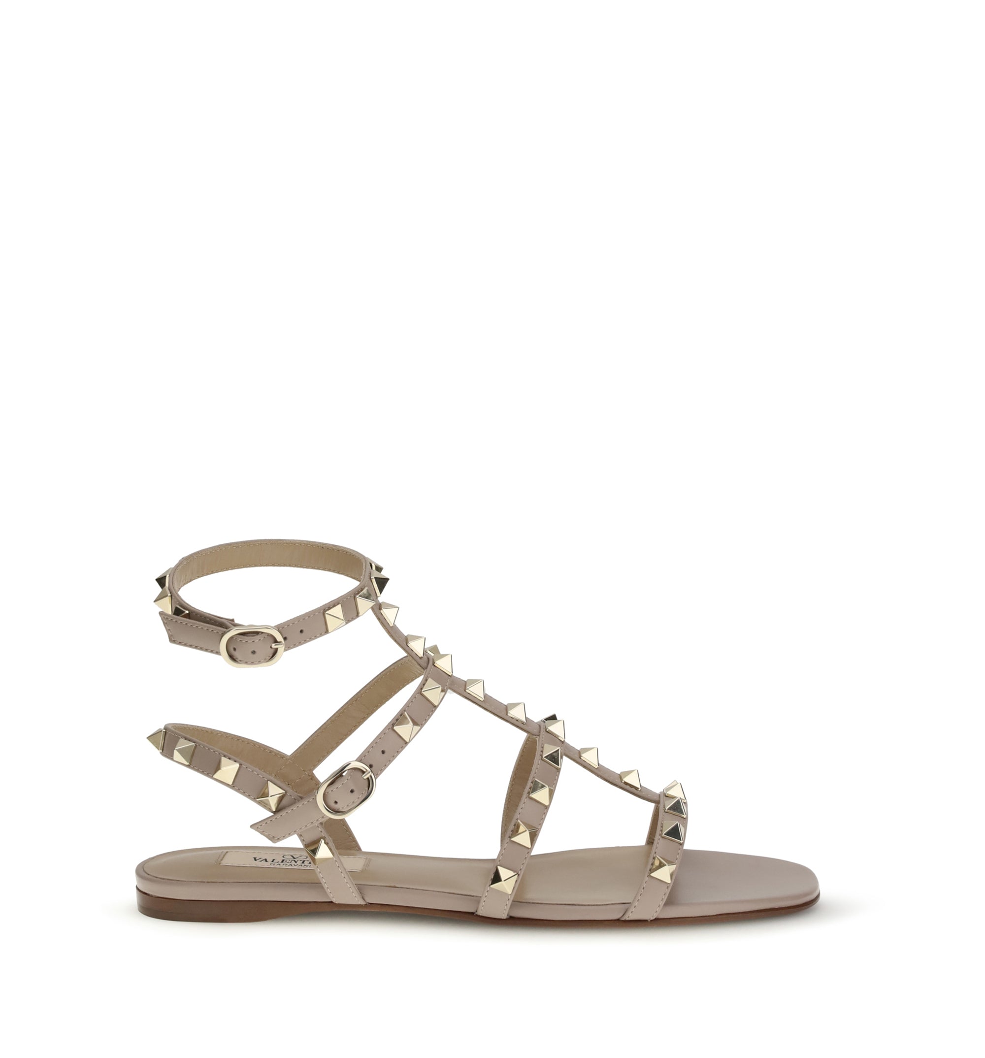Rockstud Open Toe Flat Sandals