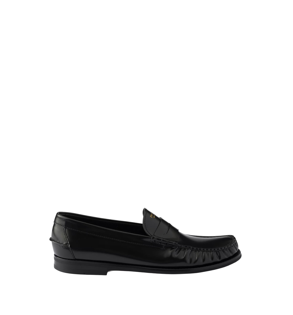 Brushed Leather Loafers