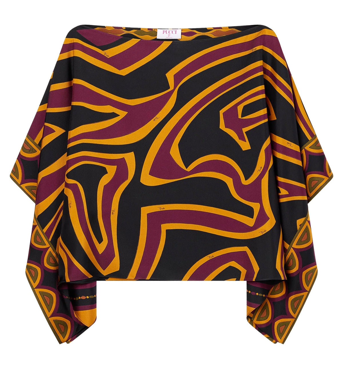 Labirinto Print Silk Blouse